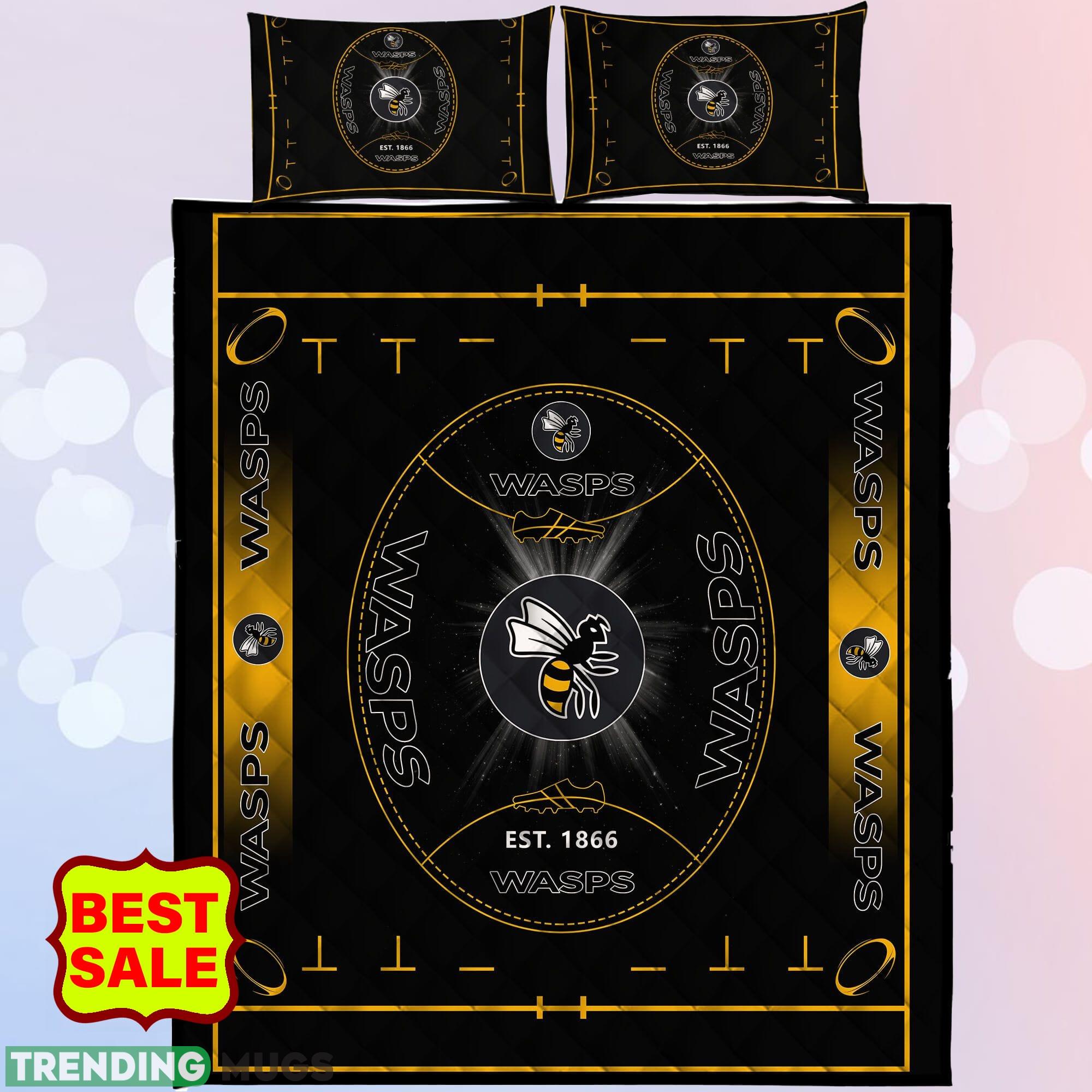 Premiership Rugby Wasps RFC For Fans Christmas Quilt Sets Full Size Quilt Set Premiership Rugby Wasps RFC For Fans Christmas Quilt Sets Full Size Quilt Set