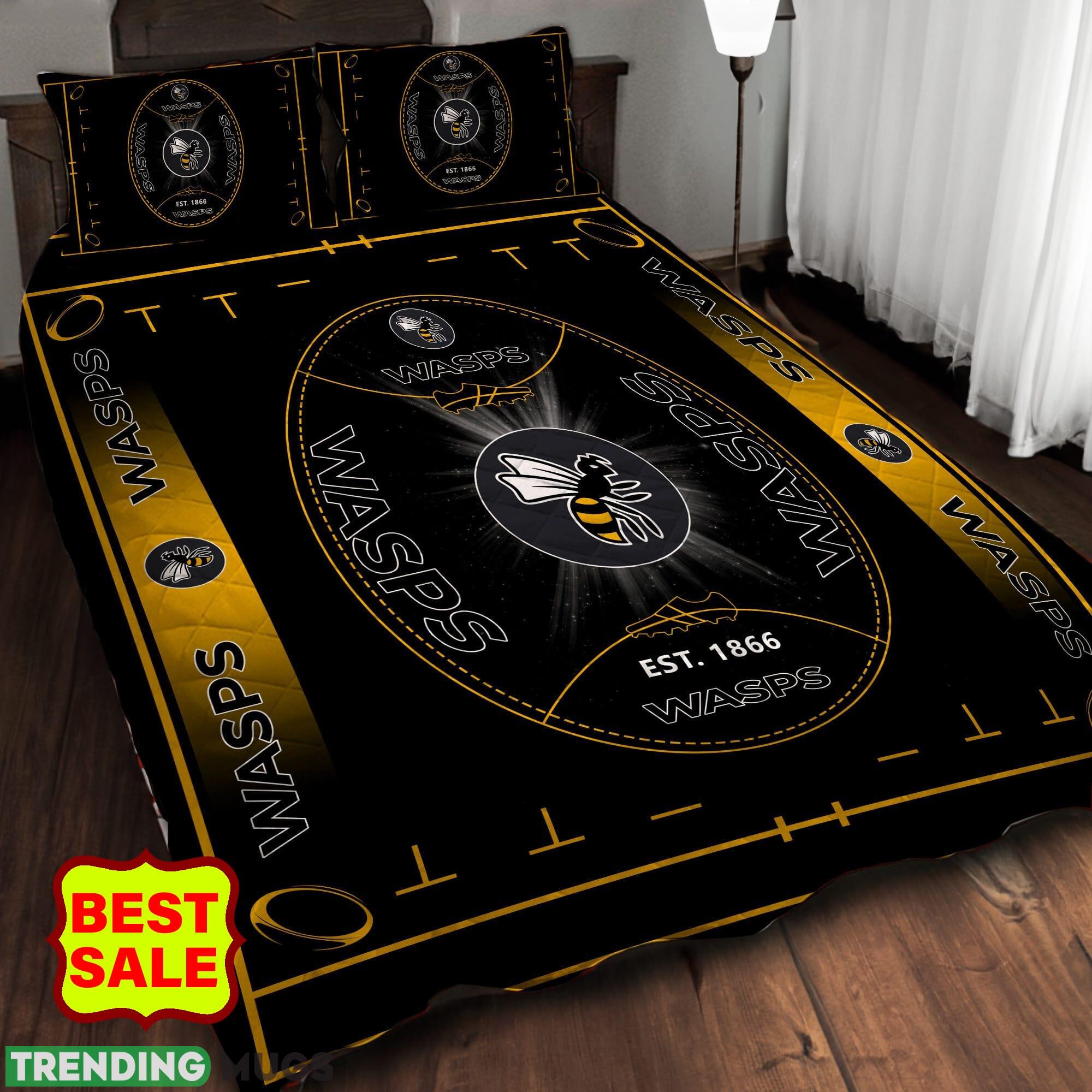 Premiership Rugby Wasps RFC For Fans Christmas Quilt Sets Full Size Quilt Set Premiership Rugby Wasps RFC For Fans Christmas Quilt Sets Full Size Quilt Set