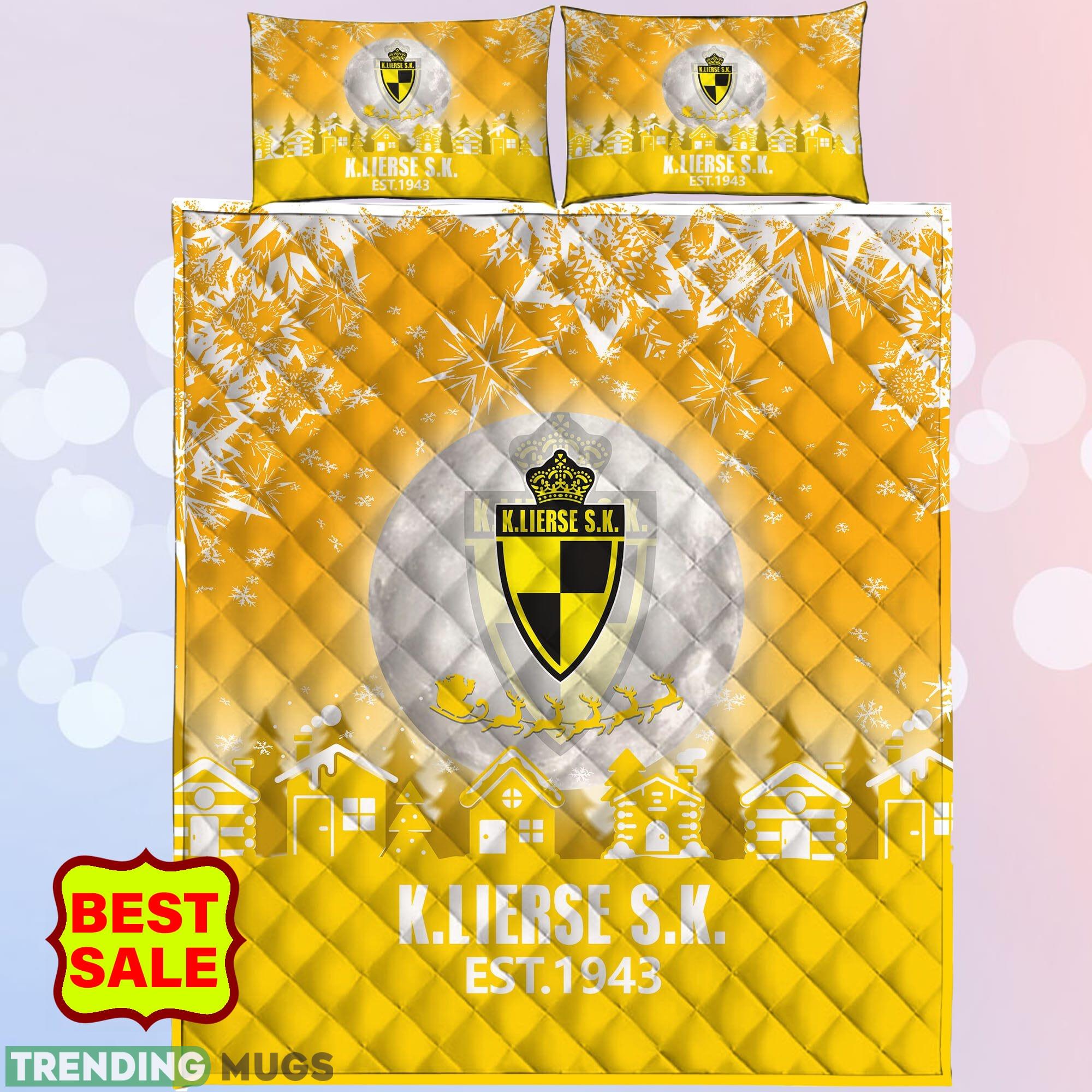 Pro League Lierse Kempenzonen Fans Comfort Quilt Sets Yellow Full Size King Queen Quilt Set Pro League Lierse Kempenzonen Fans Comfort Quilt Sets Yellow Full Size King Queen Quilt Set