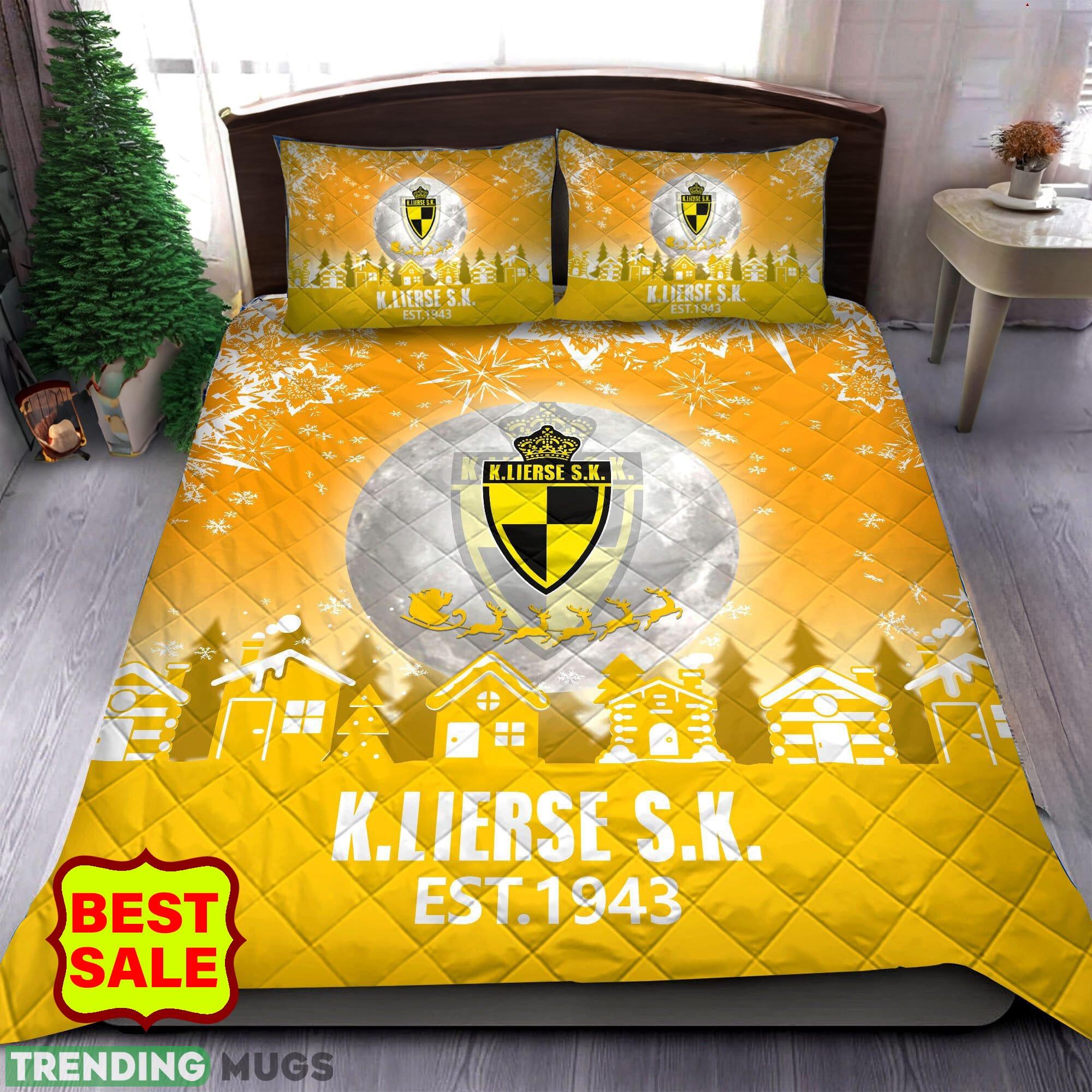 Pro League Lierse Kempenzonen Fans Comfort Quilt Sets Yellow Full Size King Queen - Pro League Lierse Kempenzonen Quilt Set_1 Pro League Lierse Kempenzonen Fans Comfort Quilt Sets Yellow Full Size King Queen - Pro League Lierse Kempenzonen Quilt Set_1