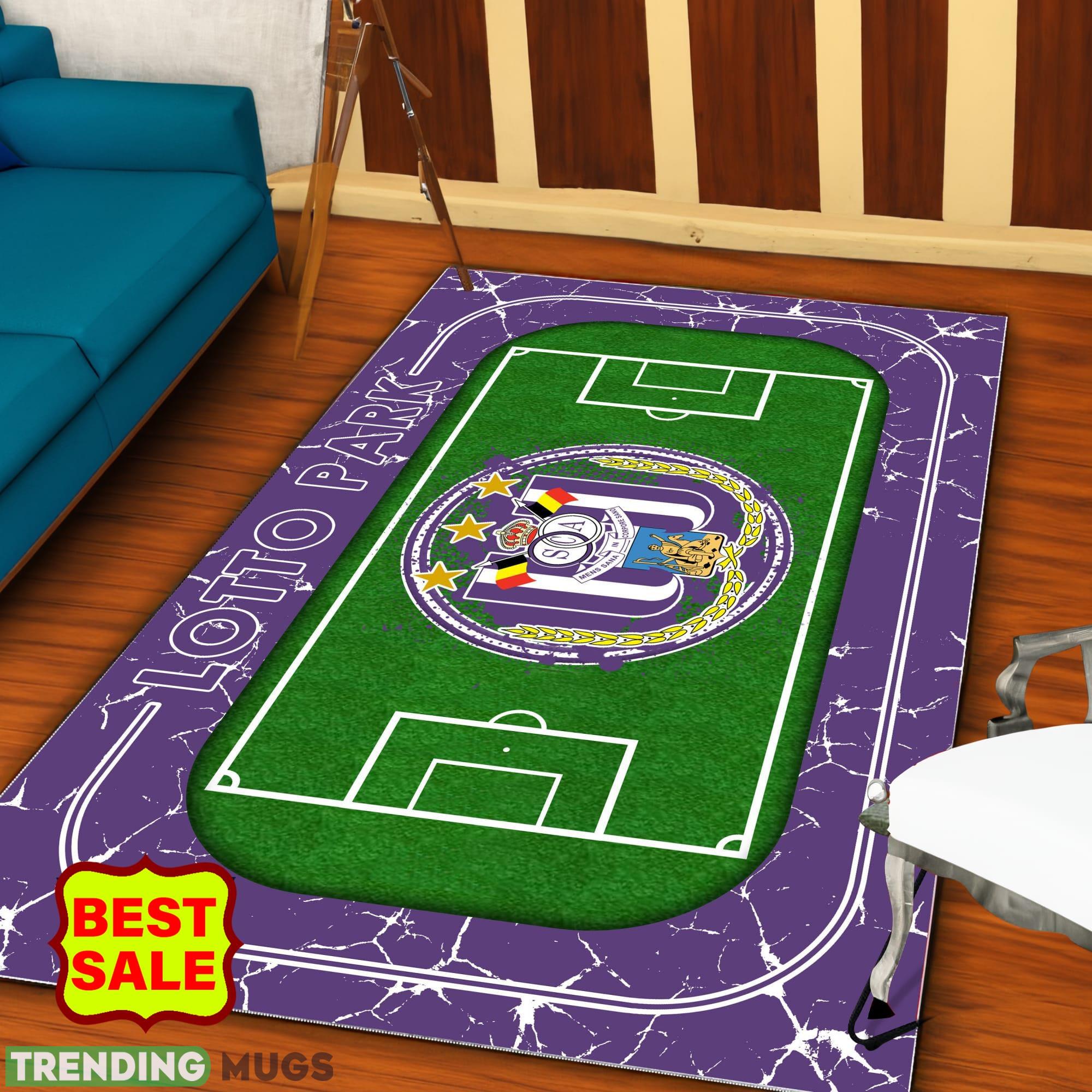 Pro League RSC Anderlecht Logo Area Rugs, velvet Rug And Flannel Rug Living Room Rugs Pro League RSC Anderlecht Logo Area Rugs, velvet Rug And Flannel Rug Living Room Rugs