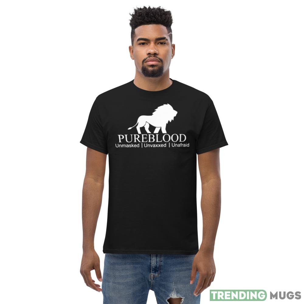 Pureblood Unmasked Unvaxxed Unafraid T shirt Dark Shirt Pureblood Unmasked Unvaxxed Unafraid T shirt Dark Shirt