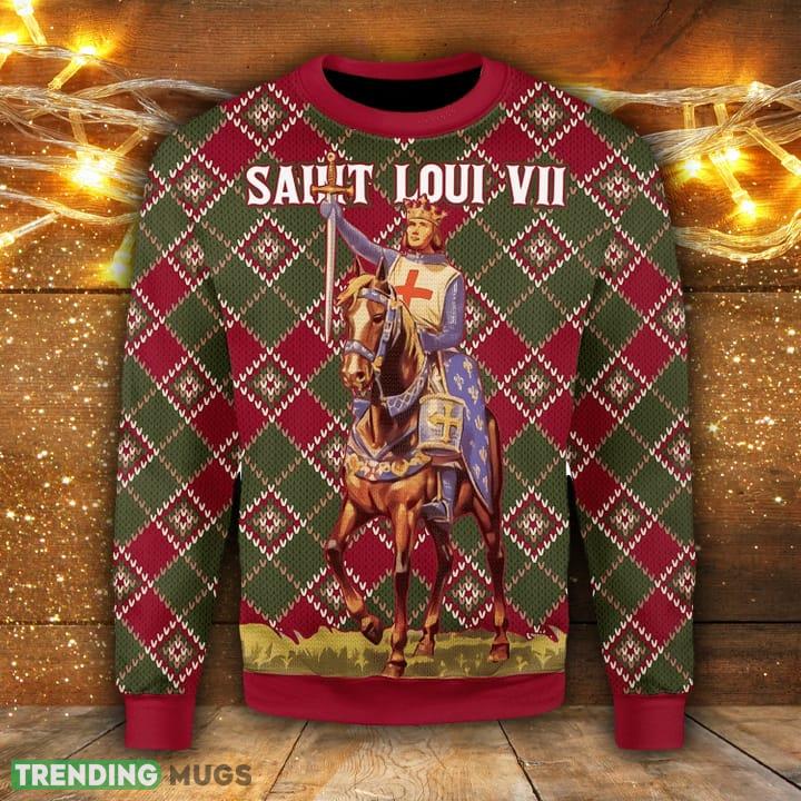 Saint Loui VII Ugly Christmas Sweater Men And Women Gift For Christmas - Saint Loui VII Ugly Christmas Sweater For Men & Women Adult US5982_1 Saint Loui VII Ugly Christmas Sweater Men And Women Gift For Christmas - Saint Loui VII Ugly Christmas Sweater For Men & Women Adult US5982_1