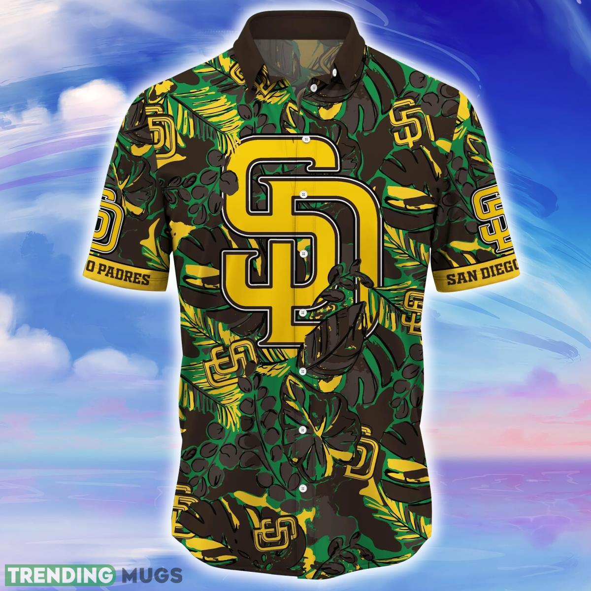 San Diego Padres MLB Flower Hawaiian Shirt Special Gift For Fans Hawaiian Shirt San Diego Padres MLB Flower Hawaiian Shirt Special Gift For Fans Hawaiian Shirt