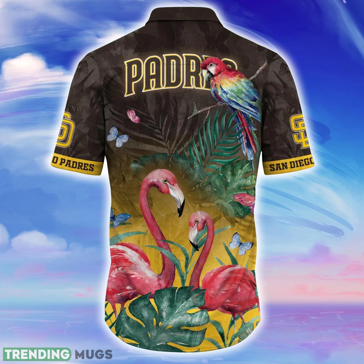 San Diego Padres MLB Flower Hawaiian Shirt Unique Gift For Men Women Fans Hawaiian Shirt San Diego Padres MLB Flower Hawaiian Shirt Unique Gift For Men Women Fans Hawaiian Shirt