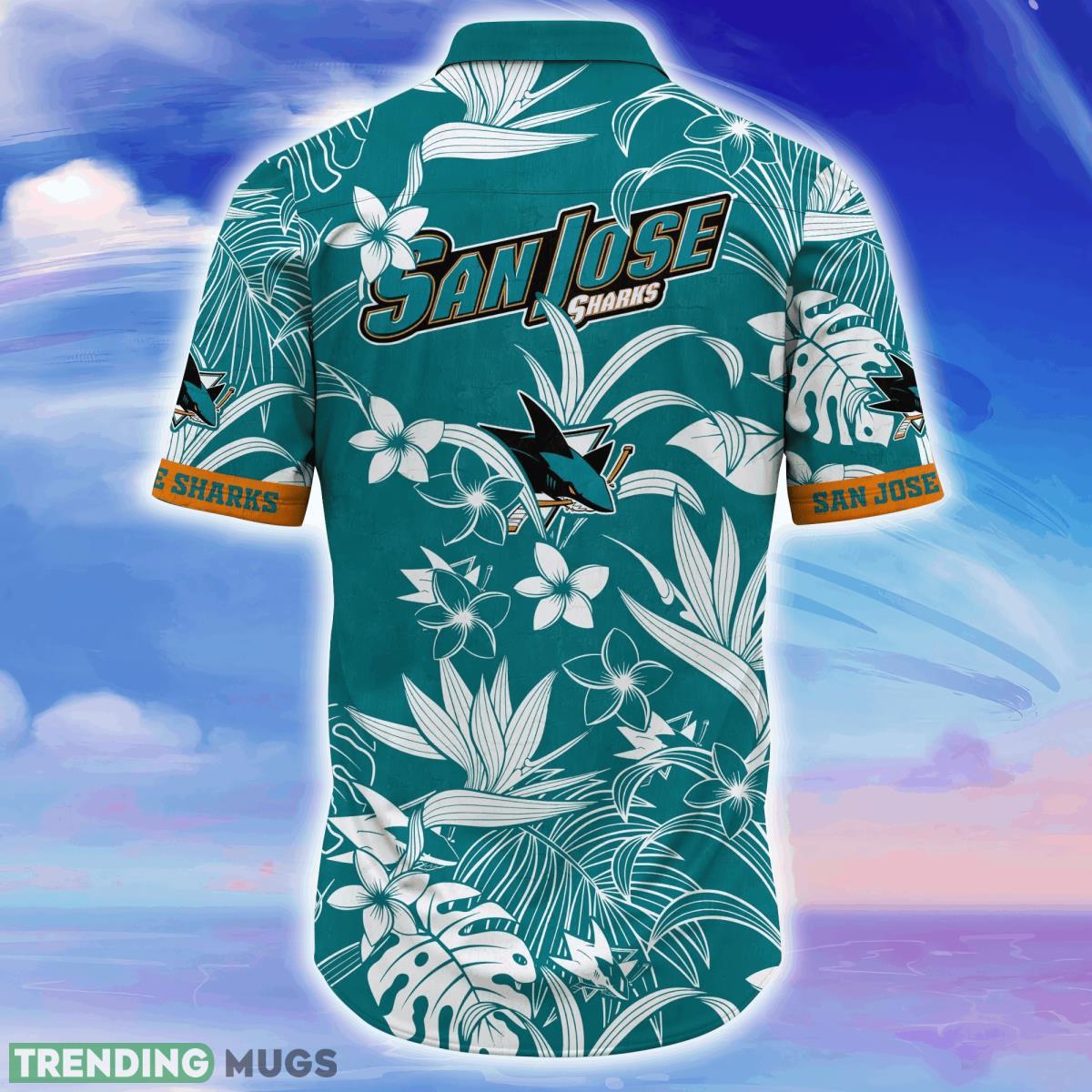 San Jose Sharks NHL Flower Hawaiian Shirt For Men Women Impressive Gift For Fans Hawaiian Shirt San Jose Sharks NHL Flower Hawaiian Shirt For Men Women Impressive Gift For Fans Hawaiian Shirt