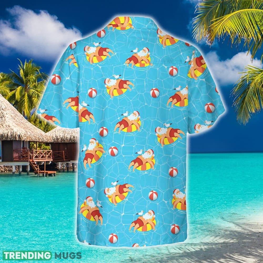 Santa Claus In Swimming Pool Pattern Hawaiian Shirt Idea Summer Gift For Men And Women Hawaiian Shirt Santa Claus In Swimming Pool Pattern Hawaiian Shirt Idea Summer Gift For Men And Women Hawaiian Shirt