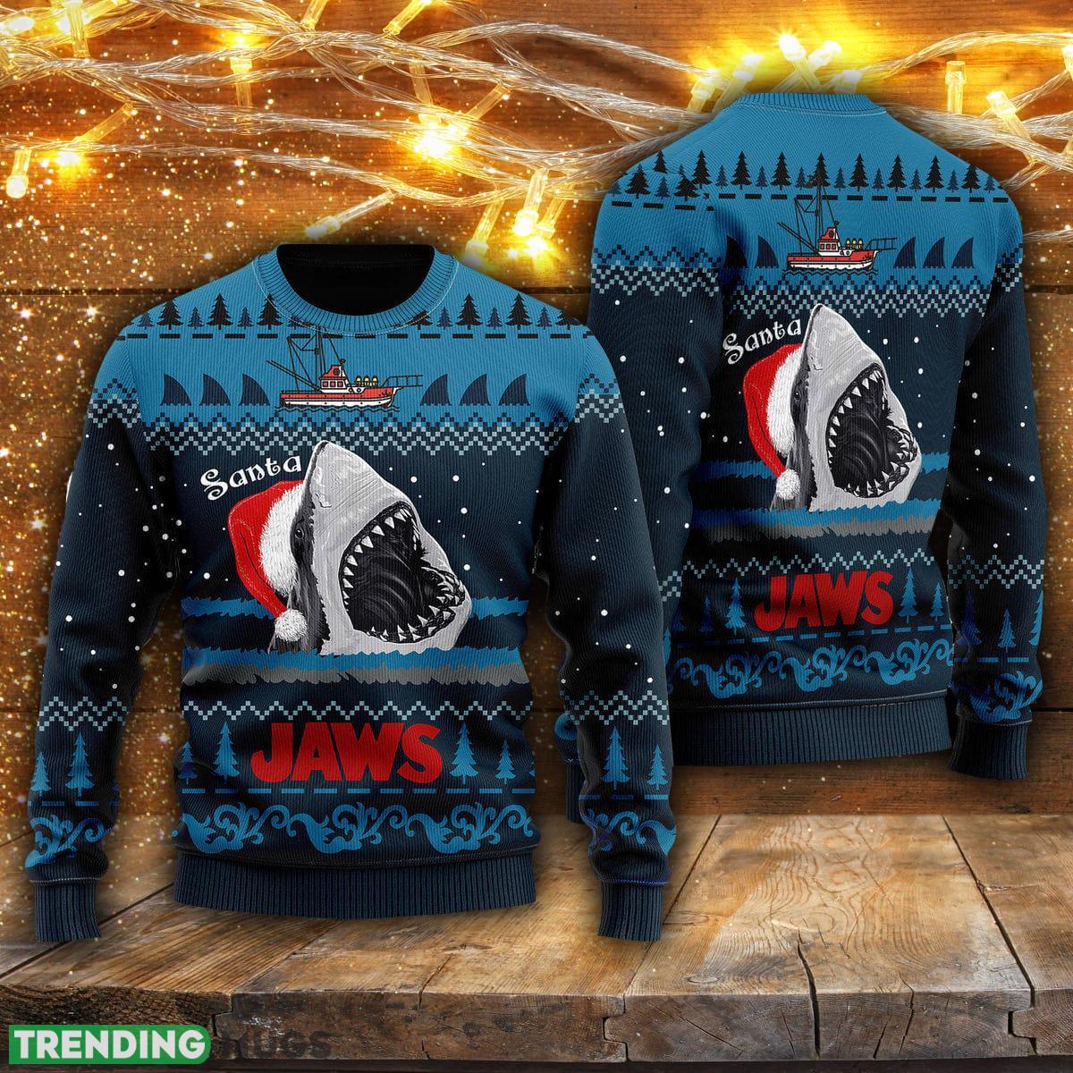 Santa Shark Ugly Christmas Sweater Men And Women Gift For Christmas - Santa Shark Ugly Christmas Sweater For Men & Women Adult US5927_1 Santa Shark Ugly Christmas Sweater Men And Women Gift For Christmas - Santa Shark Ugly Christmas Sweater For Men & Women Adult US5927_1