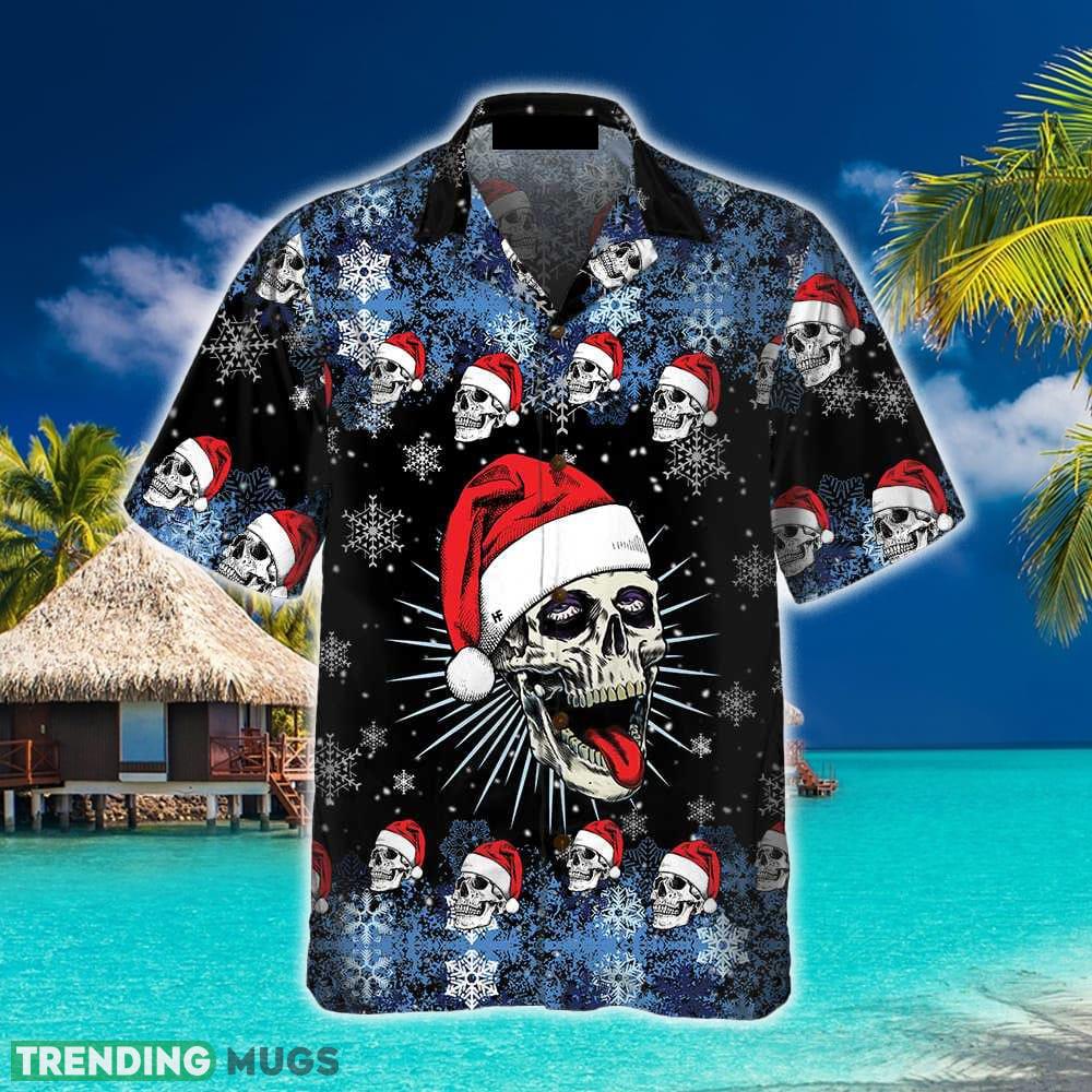Santa Skull & Snowflake Hawaiian Shirt Idea Summer Gift For Men And Women Hawaiian Shirt Santa Skull & Snowflake Hawaiian Shirt Idea Summer Gift For Men And Women Hawaiian Shirt