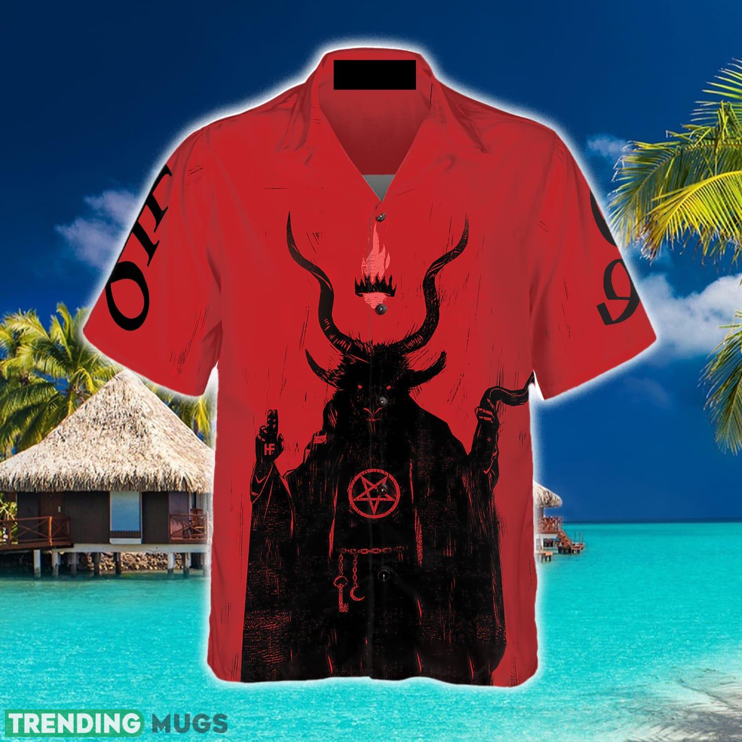 Satanic Demon Goat Hawaiian Shirt Idea Summer Gift For Men And Women Hawaiian Shirt Satanic Demon Goat Hawaiian Shirt Idea Summer Gift For Men And Women Hawaiian Shirt