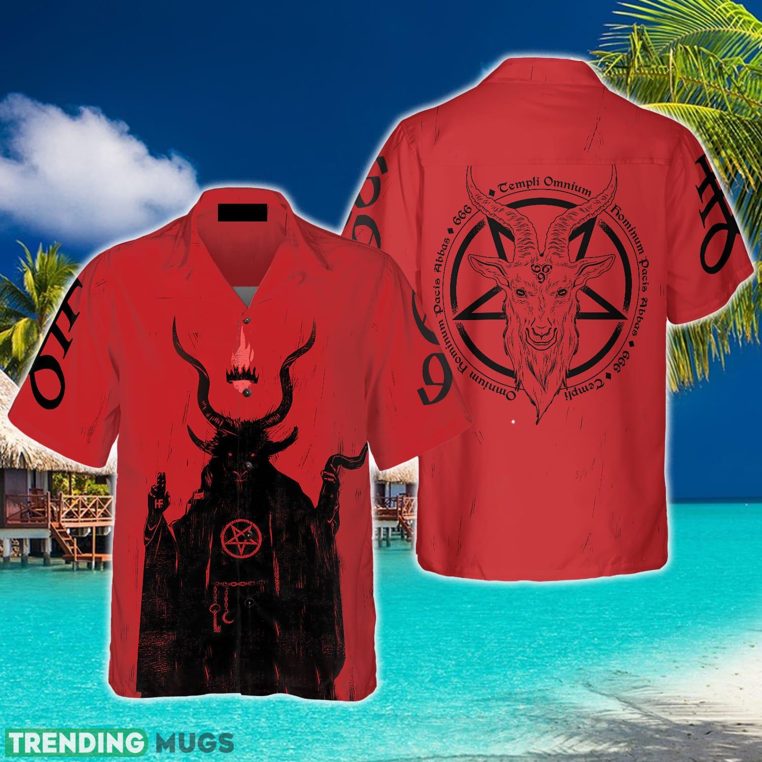 Satanic Demon Goat Hawaiian Shirt Idea Summer Gift For Men And Women - Satanic Demon Goat Hawaiian Shirt_1 Satanic Demon Goat Hawaiian Shirt Idea Summer Gift For Men And Women - Satanic Demon Goat Hawaiian Shirt_1