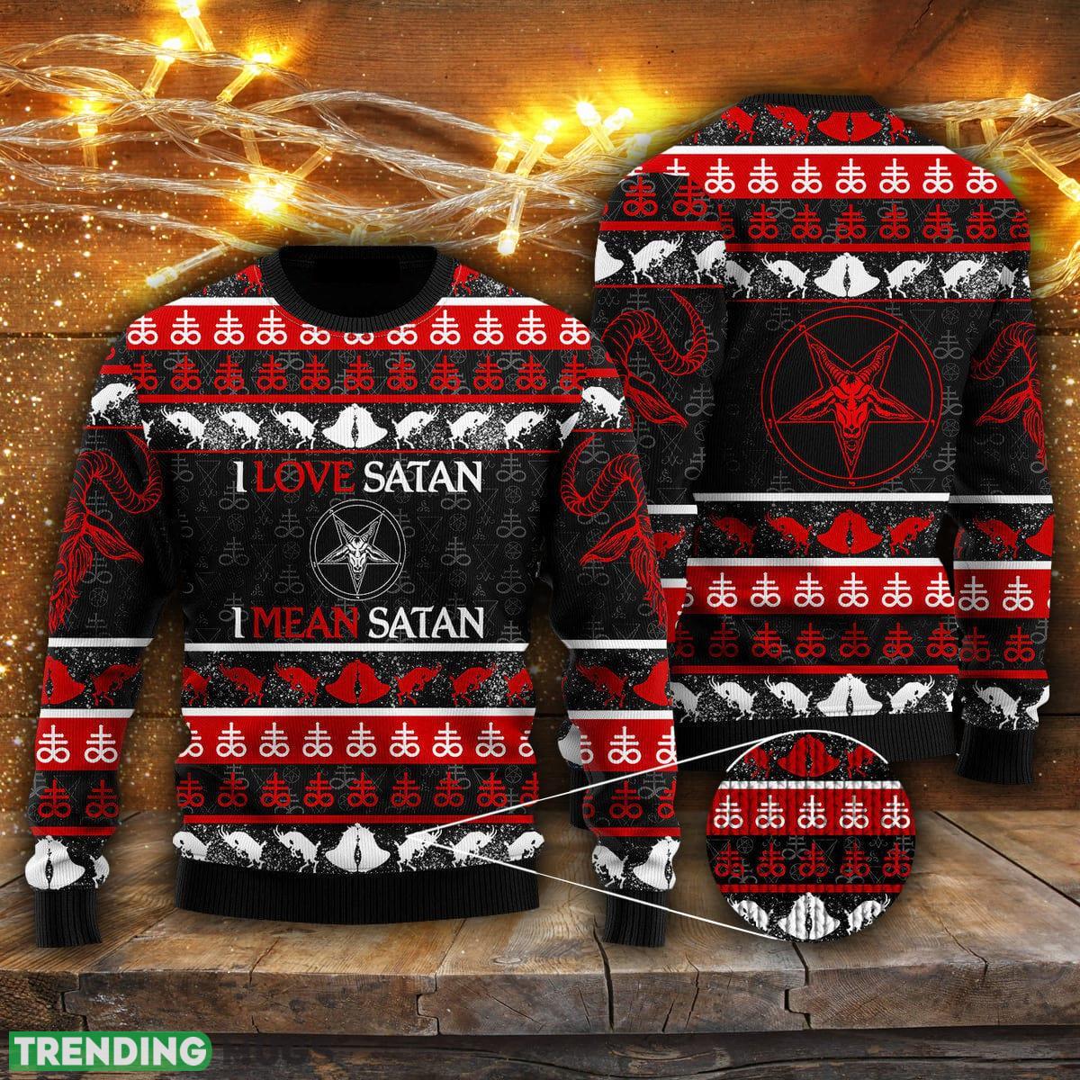 Satanic Tribal Red Ugly Christmas Sweater Men And Women Gift For Christmas - Satanic Tribal Red Ugly Christmas Sweater For Men & Women UH1054_1 Satanic Tribal Red Ugly Christmas Sweater Men And Women Gift For Christmas - Satanic Tribal Red Ugly Christmas Sweater For Men & Women UH1054_1