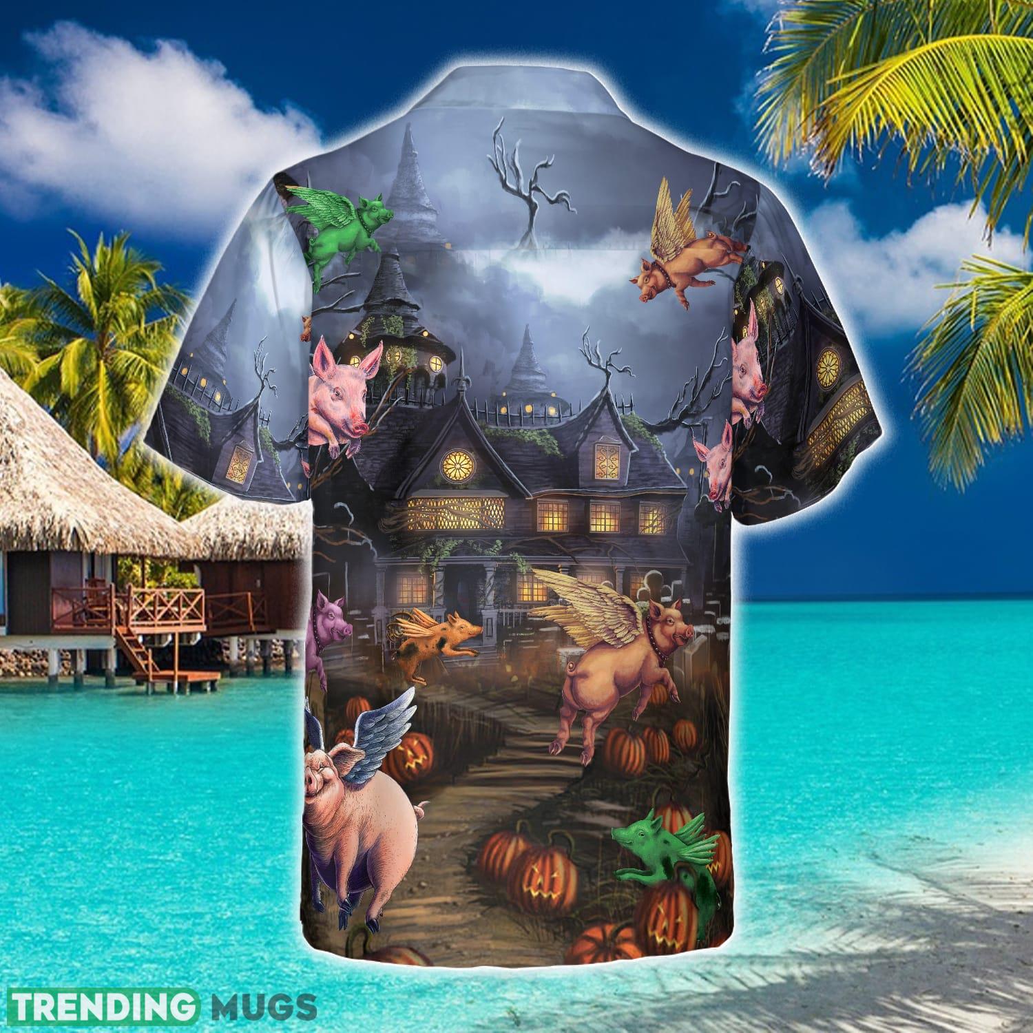 Scary Pigs Can Fly Hawaiian Shirt Idea Summer Gift For Men And Women Hawaiian Shirt Scary Pigs Can Fly Hawaiian Shirt Idea Summer Gift For Men And Women Hawaiian Shirt