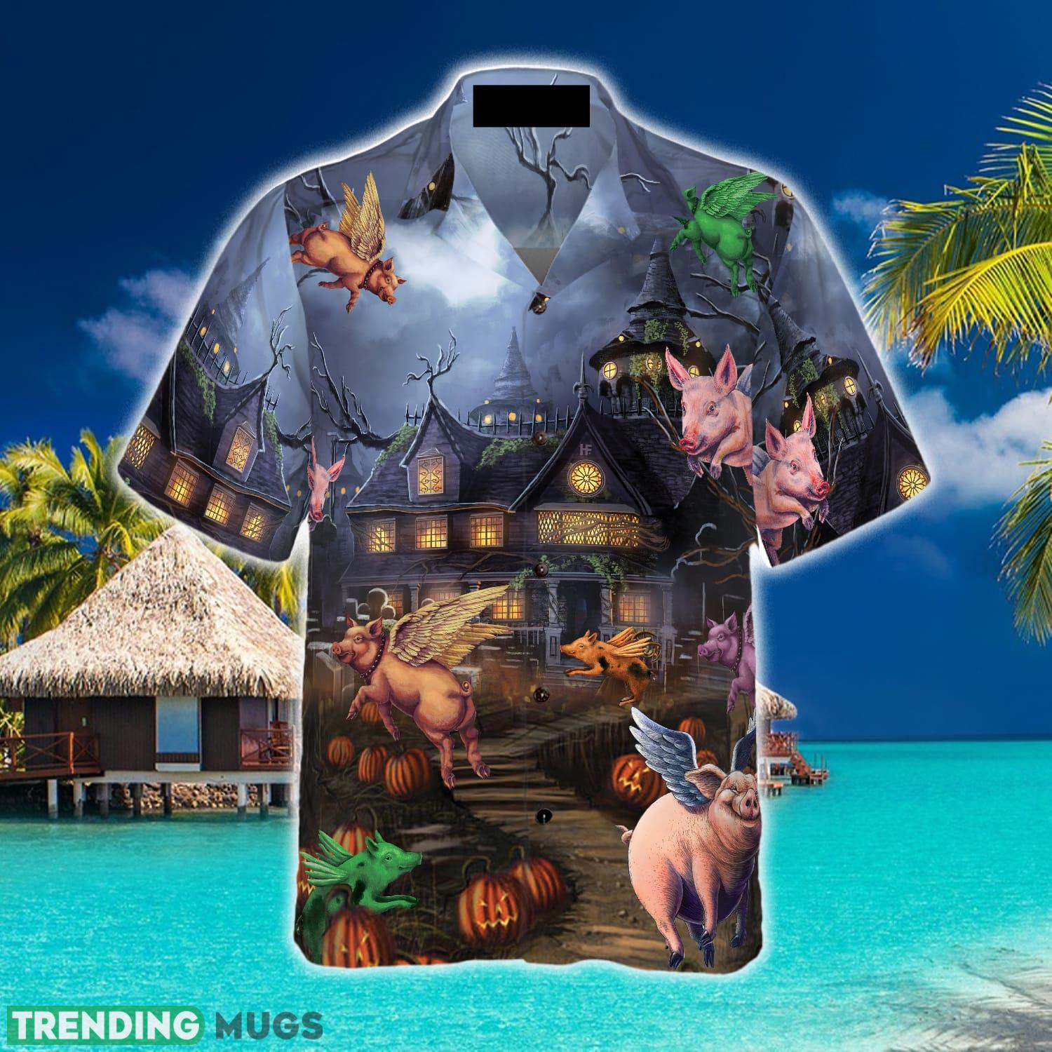 Scary Pigs Can Fly Hawaiian Shirt Idea Summer Gift For Men And Women Hawaiian Shirt Scary Pigs Can Fly Hawaiian Shirt Idea Summer Gift For Men And Women Hawaiian Shirt