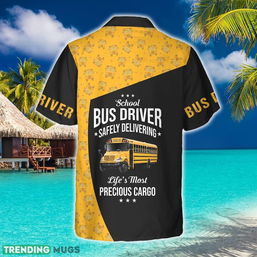 School Bus Driver Safely Delivering Hawaiian Shirt Idea Summer Gift For Men And Women Hawaiian Shirt School Bus Driver Safely Delivering Hawaiian Shirt Idea Summer Gift For Men And Women Hawaiian Shirt