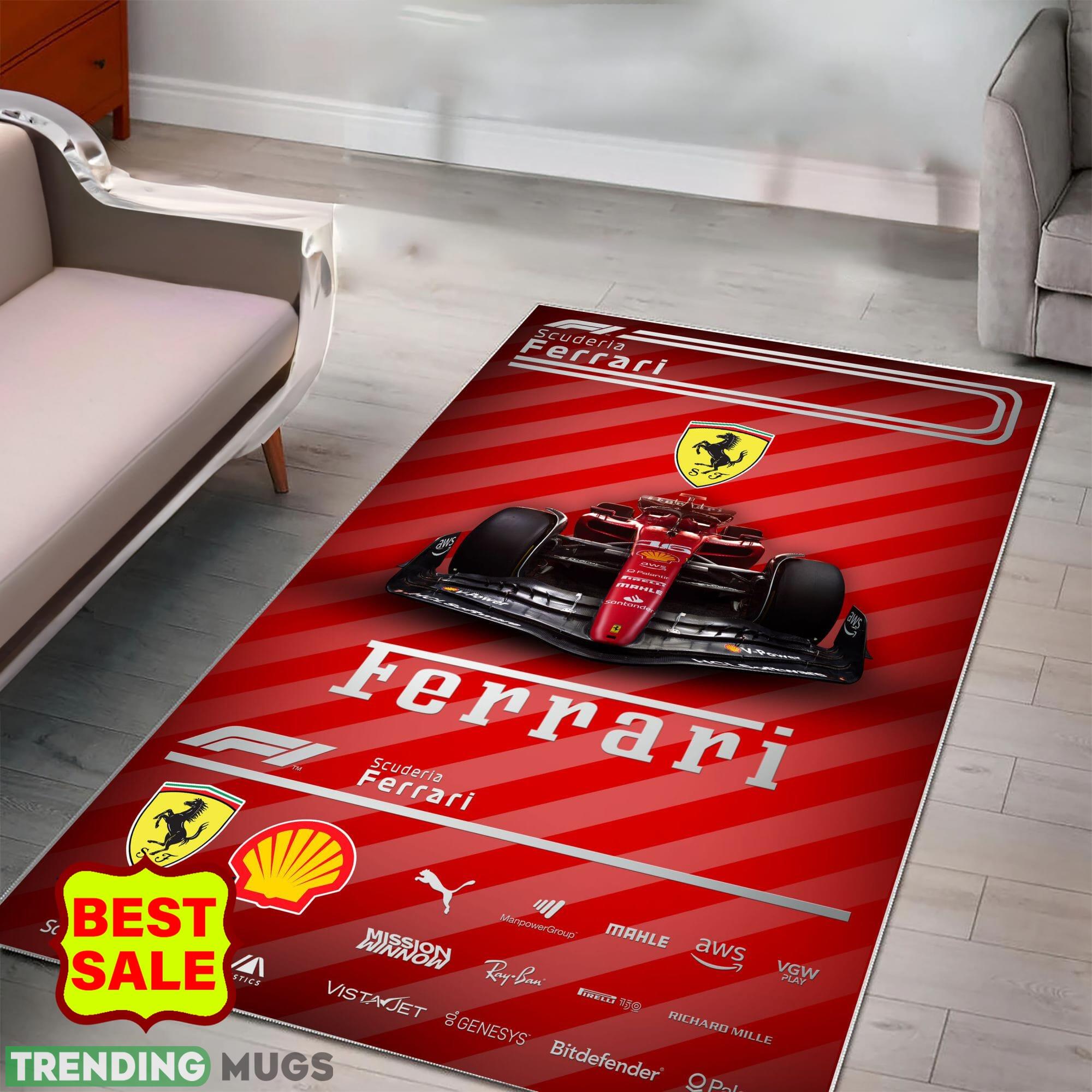 Scuderia Ferrari F1 Team Racing Style 3 Area Rugs Living Room Indoor Rugs Scuderia Ferrari F1 Team Racing Style 3 Area Rugs Living Room Indoor Rugs