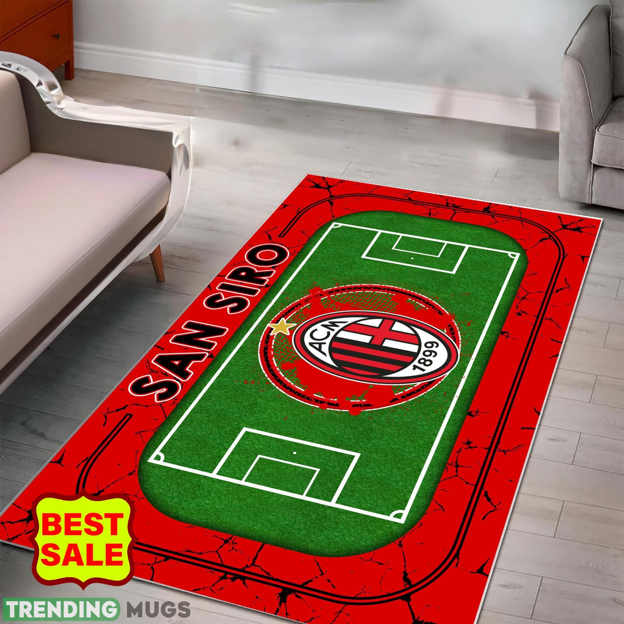 Serie A Serie B AC Milan Logo For Fans Area Rugs Living Room Indoor And Outdoor Rugs Serie A Serie B AC Milan Logo For Fans Area Rugs Living Room Indoor And Outdoor Rugs