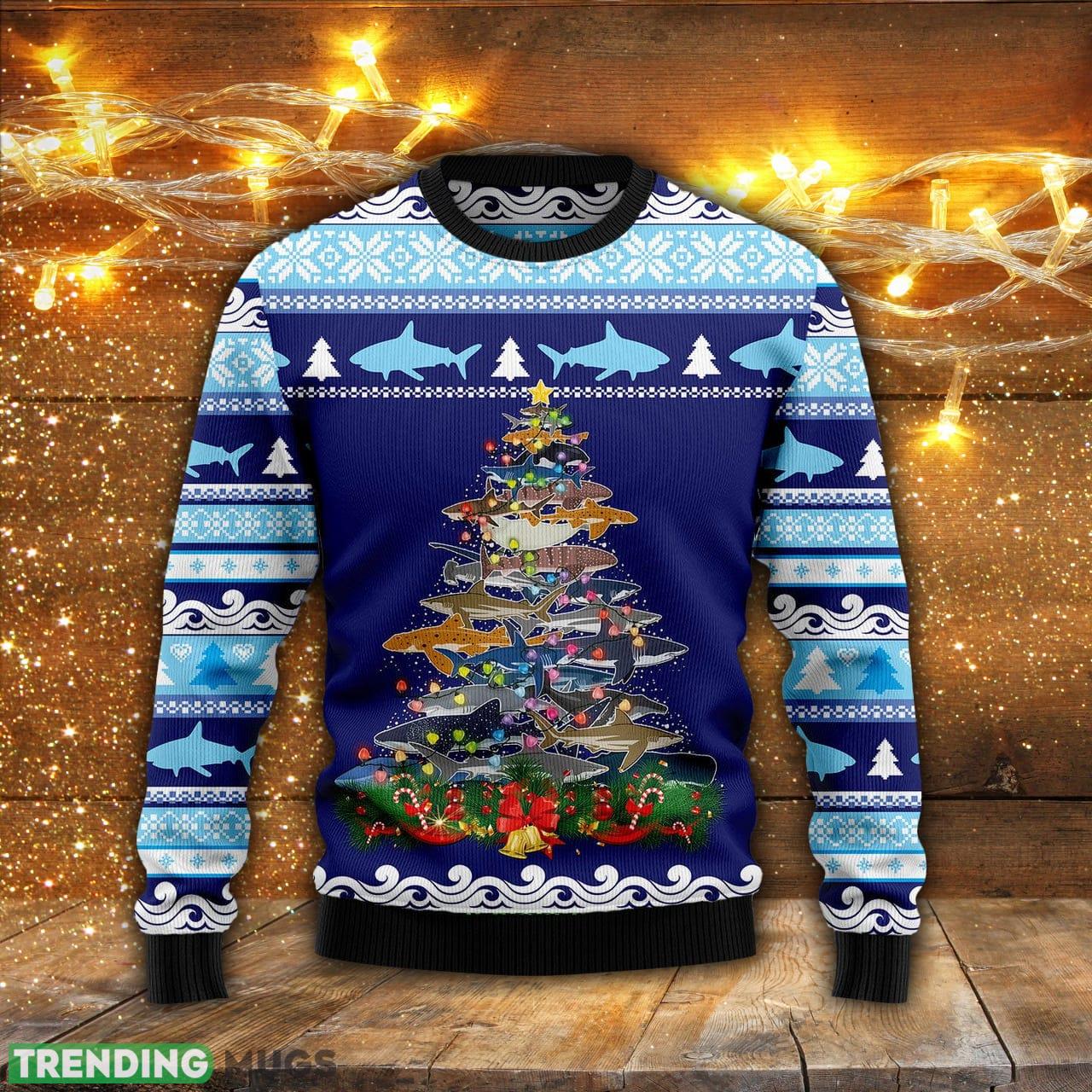 Shark Christmas Tree Ugly Christmas Sweater Men And Women Gift For Christmas - Shark Christmas Tree Ugly Christmas Sweater For Men & Women Adult US4371_1 Shark Christmas Tree Ugly Christmas Sweater Men And Women Gift For Christmas - Shark Christmas Tree Ugly Christmas Sweater For Men & Women Adult US4371_1