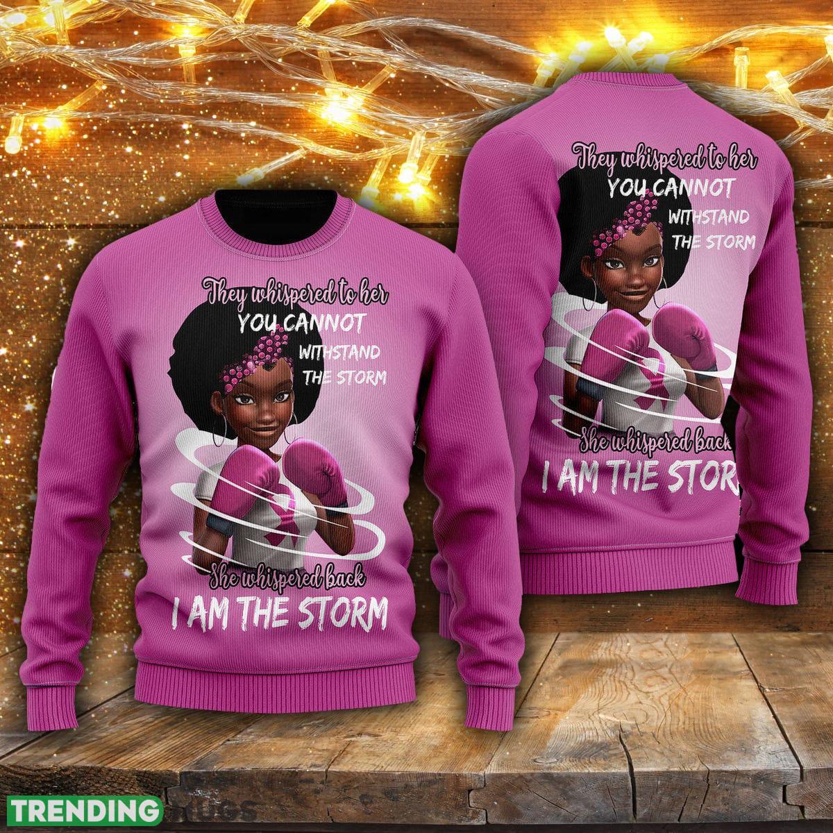She Whispered Back I Am The Storm Ugly Christmas Sweater Men And Women Gift For Christmas - She Whispered Back I Am The Storm Ugly Christmas Sweater For Men & Women UH2127_1 She Whispered Back I Am The Storm Ugly Christmas Sweater Men And Women Gift For Christmas - She Whispered Back I Am The Storm Ugly Christmas Sweater For Men & Women UH2127_1