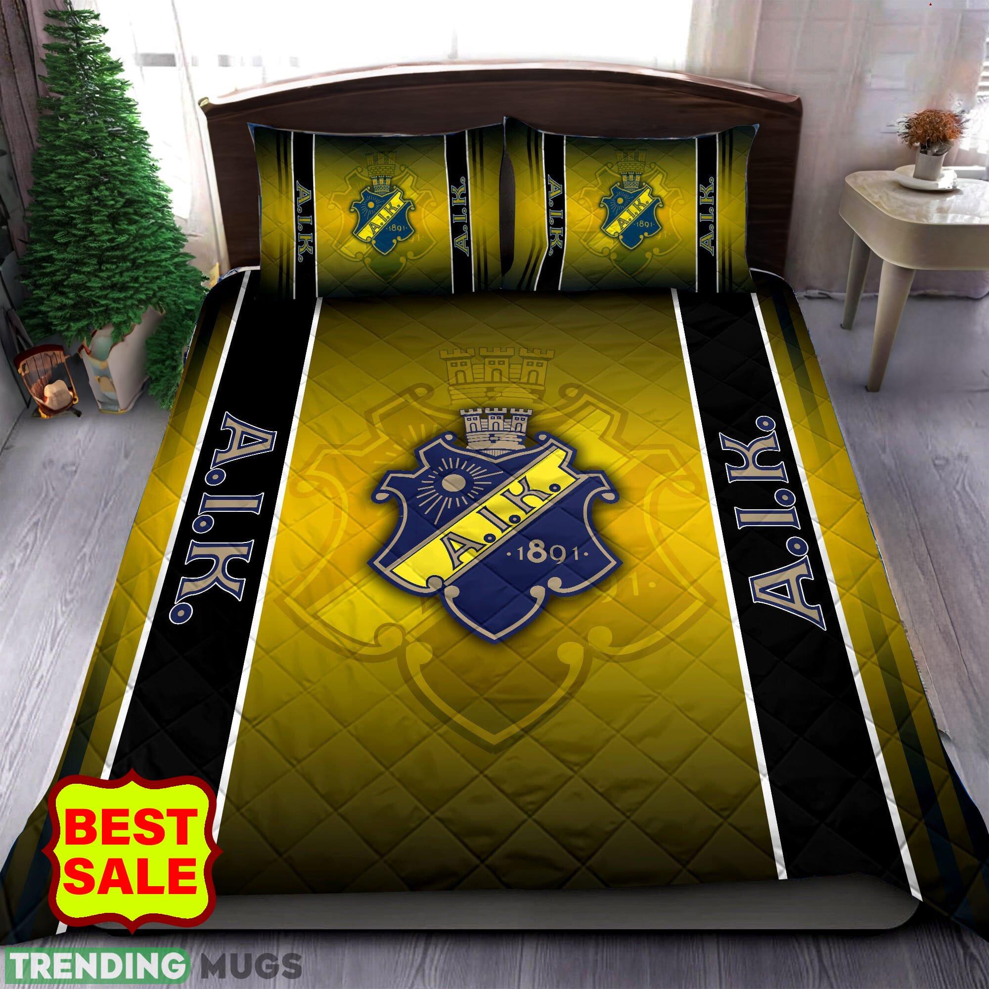 SHL Hockeyallsvenskan AIK IF Design 4 For Fans Comfort Quilt Sets Christmas King Queen - SHL Hockeyallsvenskan AIK IF Quilt Set_1 SHL Hockeyallsvenskan AIK IF Design 4 For Fans Comfort Quilt Sets Christmas King Queen - SHL Hockeyallsvenskan AIK IF Quilt Set_1