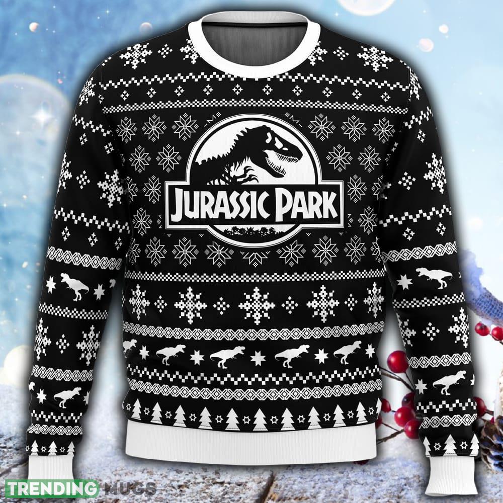 Skeleton Christmas Jurassic Park Ugly Christmas 3D Sweater For Men And Women Gift Christmas - Skeleton Christmas Jurassic Park Ugly Christmas Sweater_1