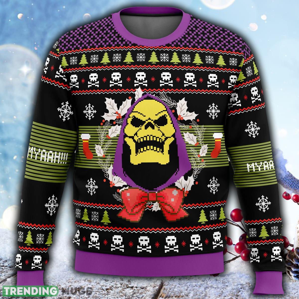 Skeletor Ugly Christmas 3D Sweater For Men And Women Gift Christmas - Skeletor Ugly Christmas Sweater Skeletor Ugly Christmas 3D Sweater For Men And Women Gift Christmas - Skeletor Ugly Christmas Sweater