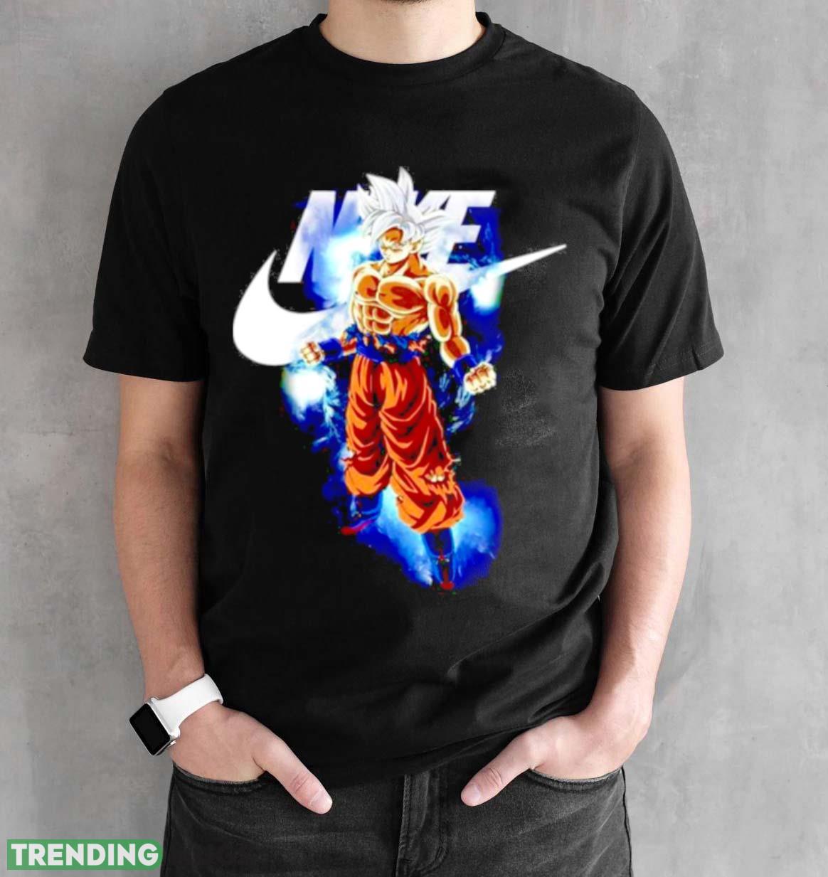 son Goku Nike logo shirt Dark Shirt son Goku Nike logo shirt Dark Shirt