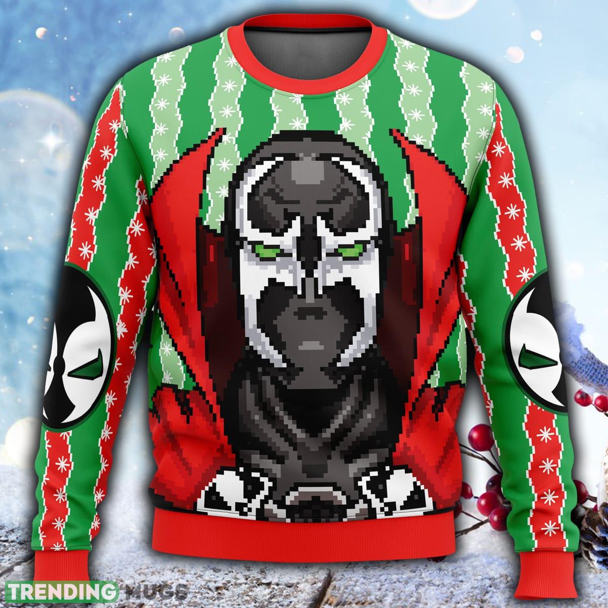 Spawn v2 Ugly Christmas 3D Sweater For Men And Women Gift Christmas 3D Sweater Spawn v2 Ugly Christmas 3D Sweater For Men And Women Gift Christmas 3D Sweater
