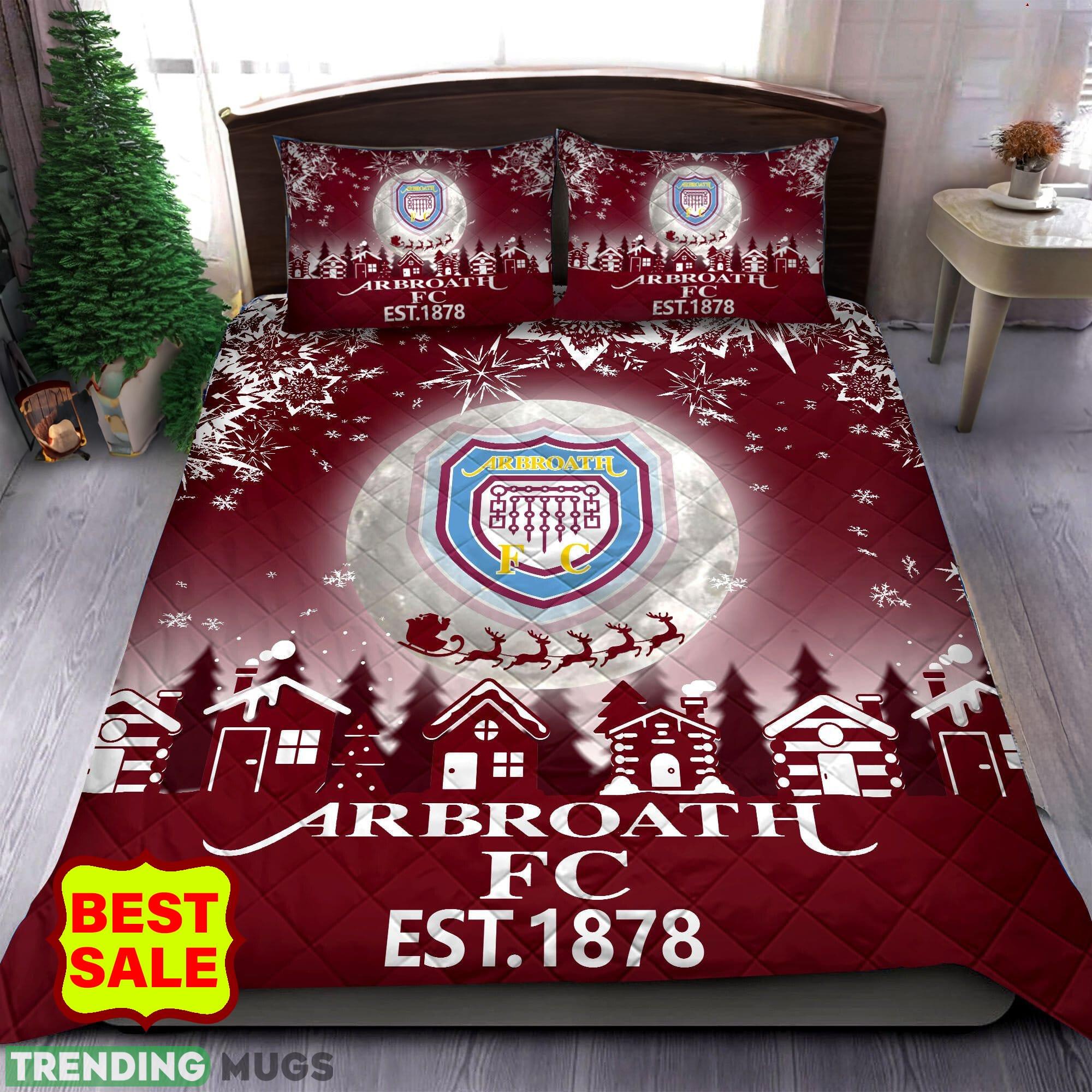 SPFL Arbroath FC Big Logo Christmas Quilt Sets Comfort Full Size King Queen Twin - SPFL Arbroath FC Quilt Set_1 SPFL Arbroath FC Big Logo Christmas Quilt Sets Comfort Full Size King Queen Twin - SPFL Arbroath FC Quilt Set_1