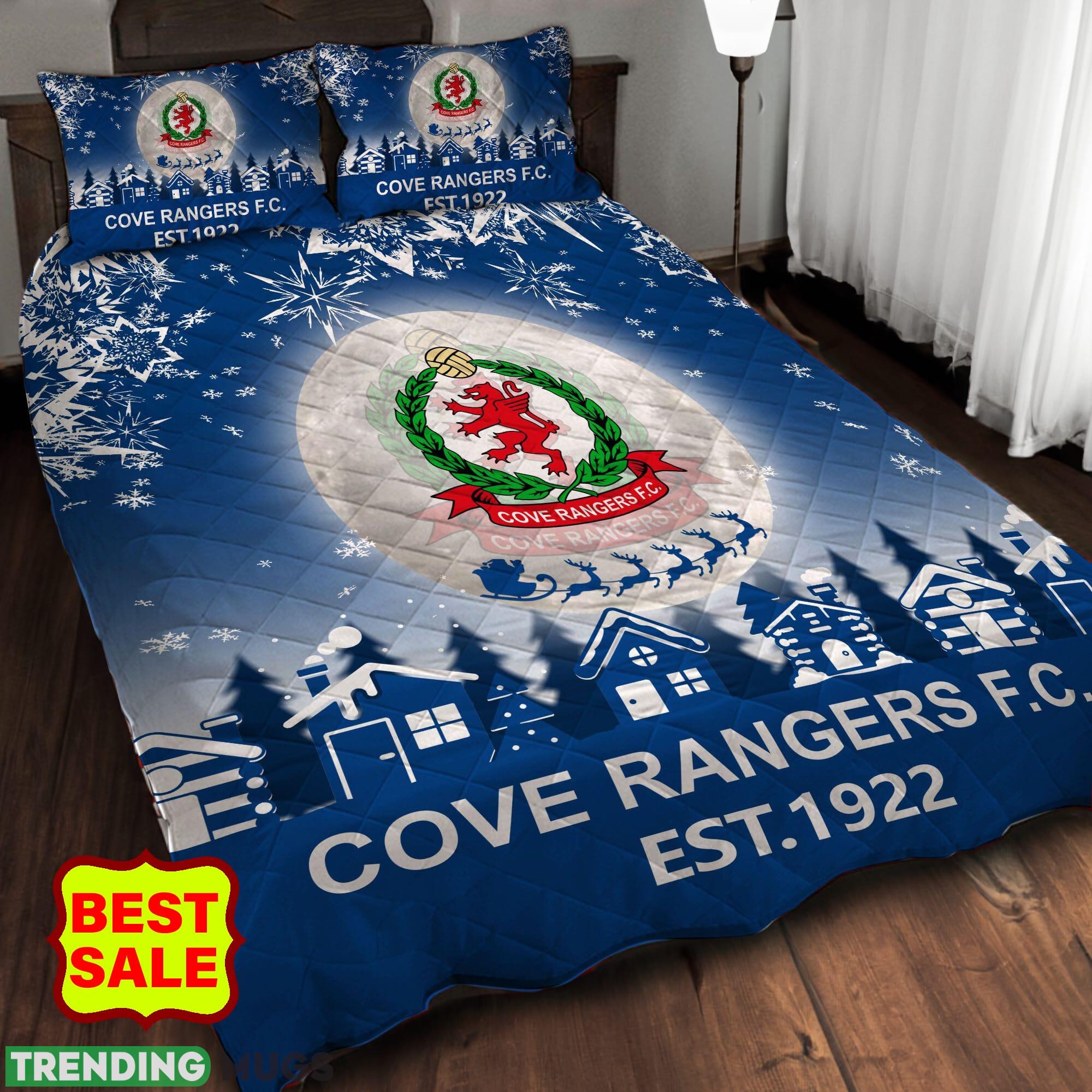 SPFL Cove Rangers FC Big Logo Christmas Quilt Sets Blue Comfort Full Size King Queen Twin Quilt Set SPFL Cove Rangers FC Big Logo Christmas Quilt Sets Blue Comfort Full Size King Queen Twin Quilt Set