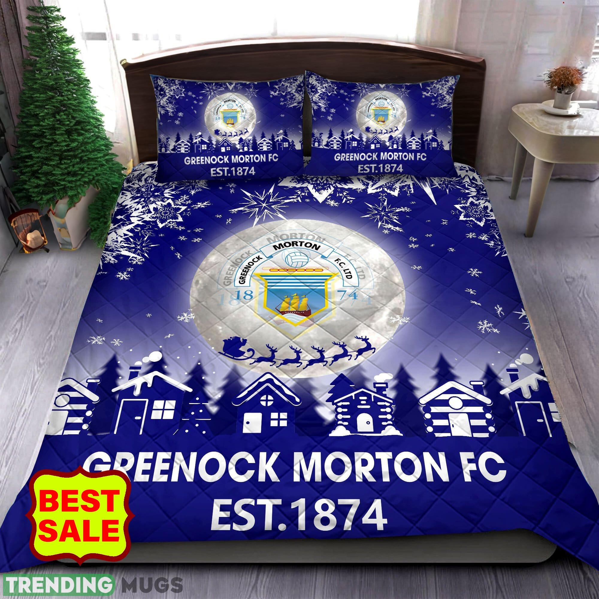 SPFL Greenock Morton FC Fans Comfort Quilt Sets Full Size King Queen - SPFL Greenock Morton FC Quilt Set_1 SPFL Greenock Morton FC Fans Comfort Quilt Sets Full Size King Queen - SPFL Greenock Morton FC Quilt Set_1