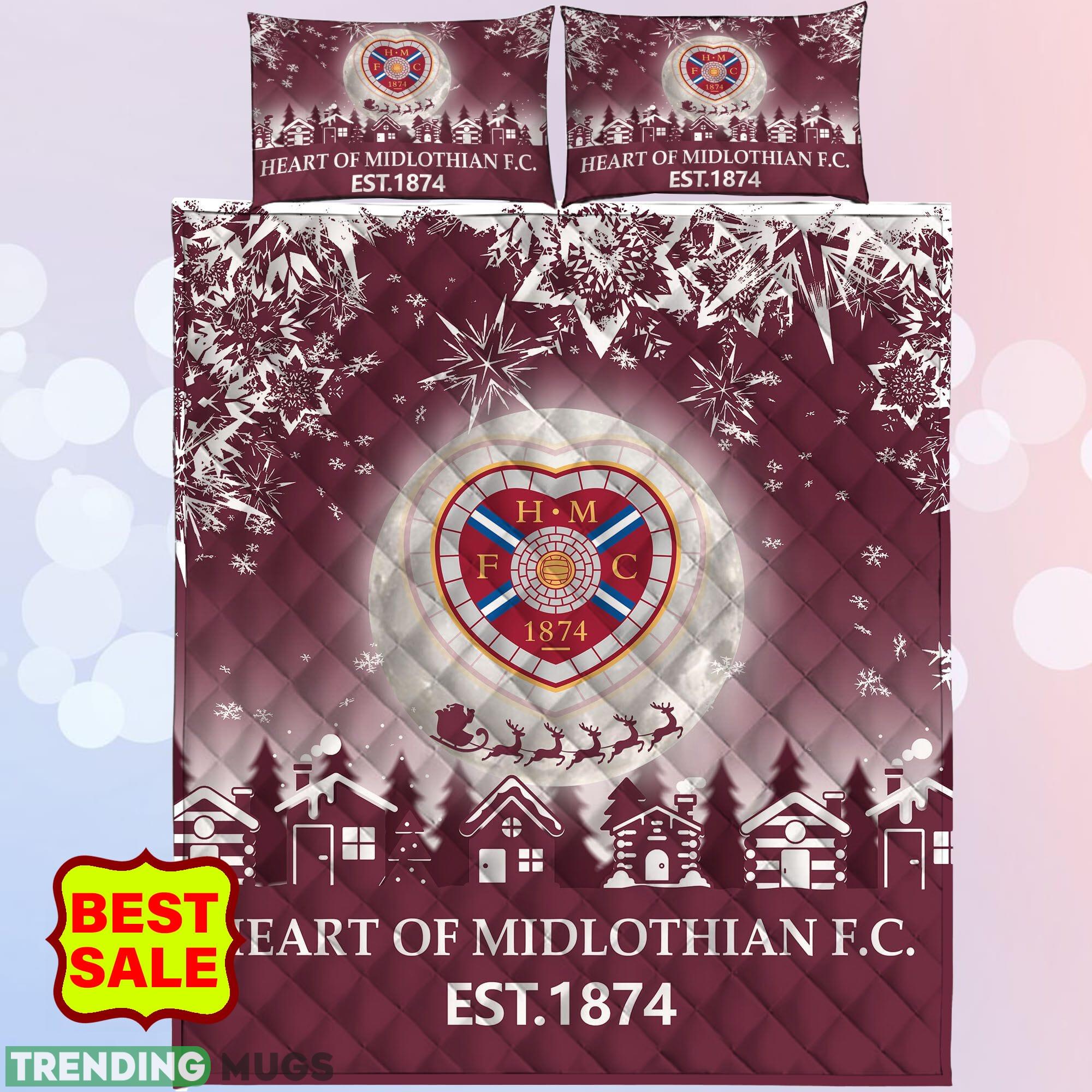 SPFL Heart of Midlothian FC Fans Comfort Quilt Sets Full Size King Queen Quilt Set SPFL Heart of Midlothian FC Fans Comfort Quilt Sets Full Size King Queen Quilt Set