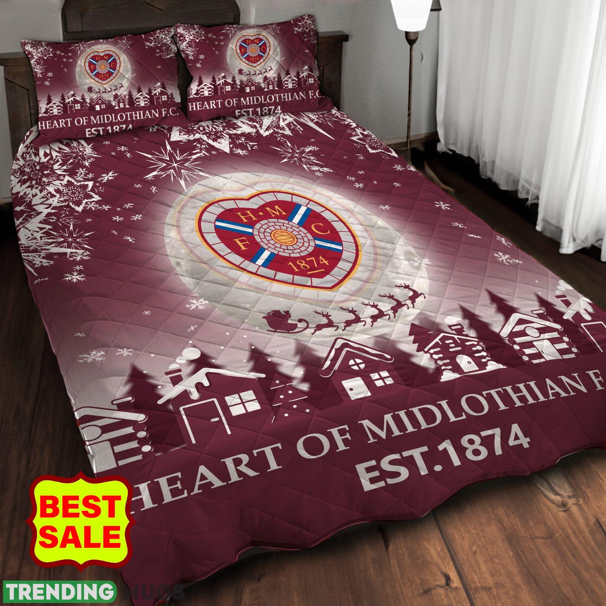 SPFL Heart of Midlothian FC Fans Comfort Quilt Sets Full Size King Queen Quilt Set SPFL Heart of Midlothian FC Fans Comfort Quilt Sets Full Size King Queen Quilt Set