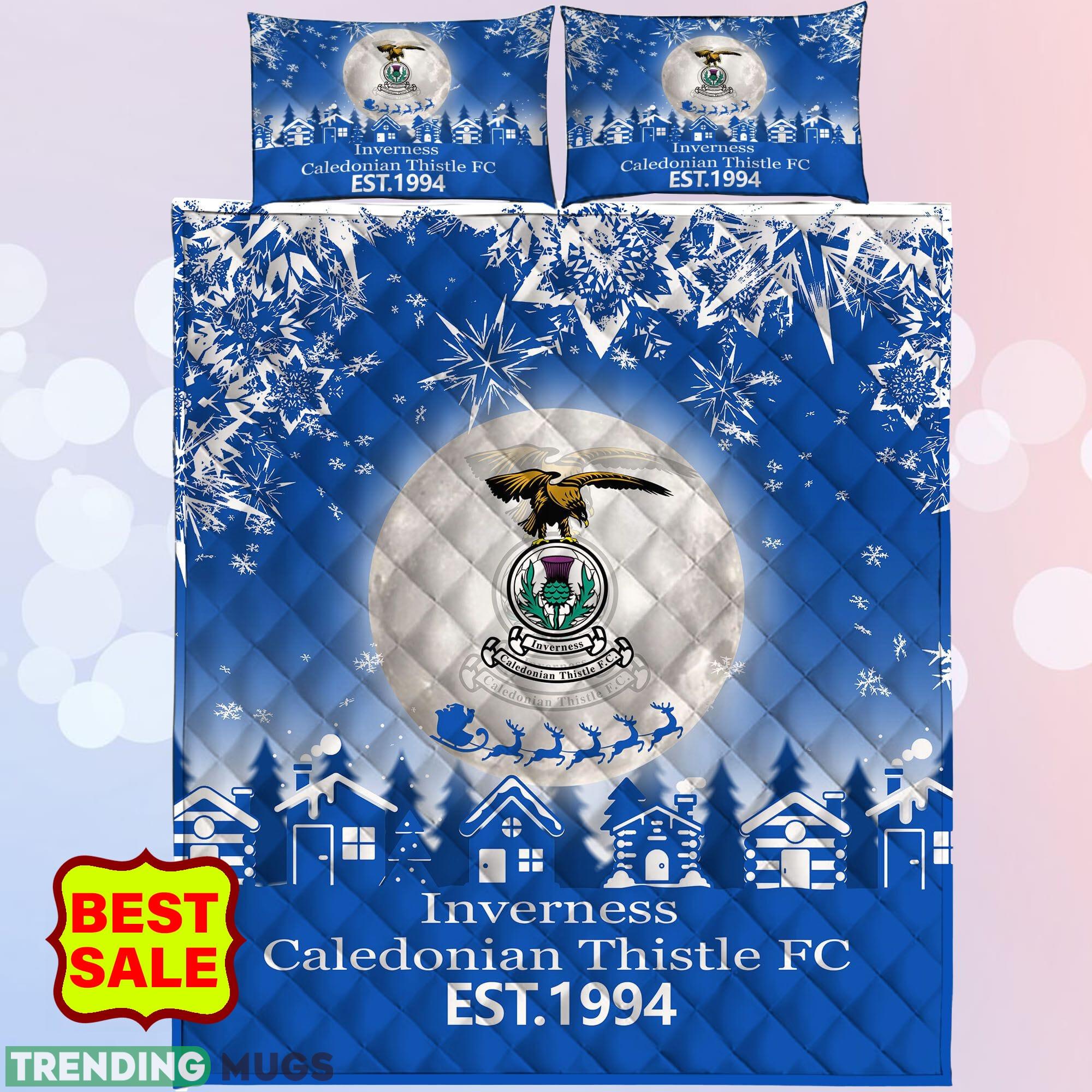 SPFL Inverness Caledonian Thistle FC Logo Home Quilt Sets Blue King Queen Quilt Set SPFL Inverness Caledonian Thistle FC Logo Home Quilt Sets Blue King Queen Quilt Set