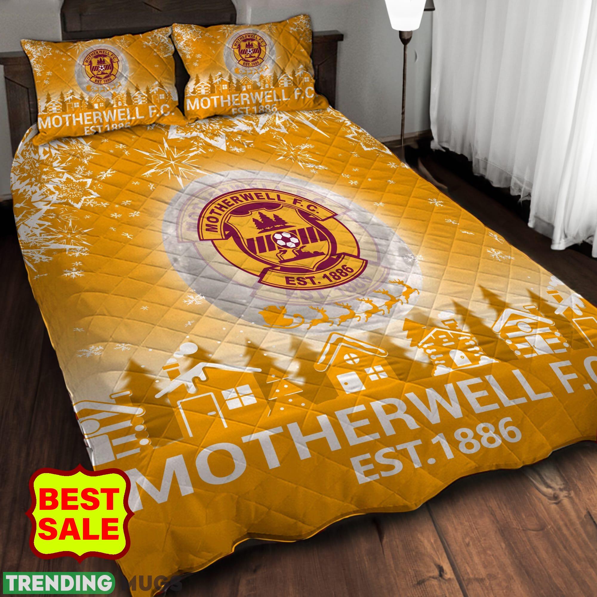 SPFL Motherwell FC Big Logo Christmas Quilt Sets Full Size King Queen Twin Quilt Set SPFL Motherwell FC Big Logo Christmas Quilt Sets Full Size King Queen Twin Quilt Set