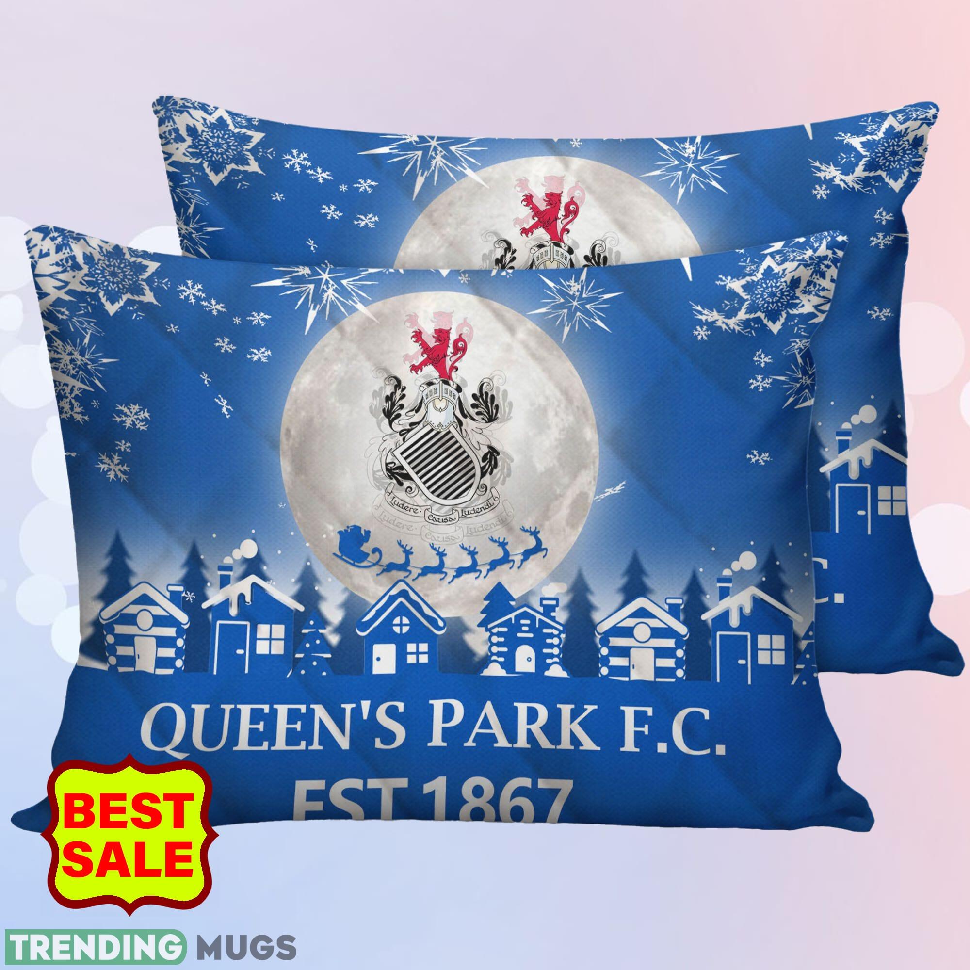 SPFL Queen's Park FC Big Logo Christmas Quilt Sets Blue Full Size King Queen Twin Quilt Set SPFL Queen's Park FC Big Logo Christmas Quilt Sets Blue Full Size King Queen Twin Quilt Set