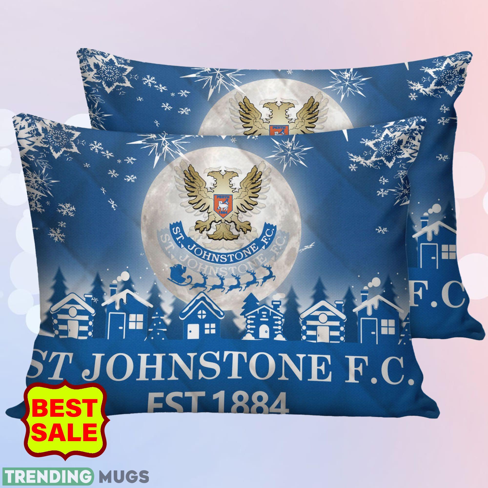 SPFL St Johnstone FC Big Logo Christmas Quilt Sets Blue Full Size King Queen Twin Quilt Set SPFL St Johnstone FC Big Logo Christmas Quilt Sets Blue Full Size King Queen Twin Quilt Set
