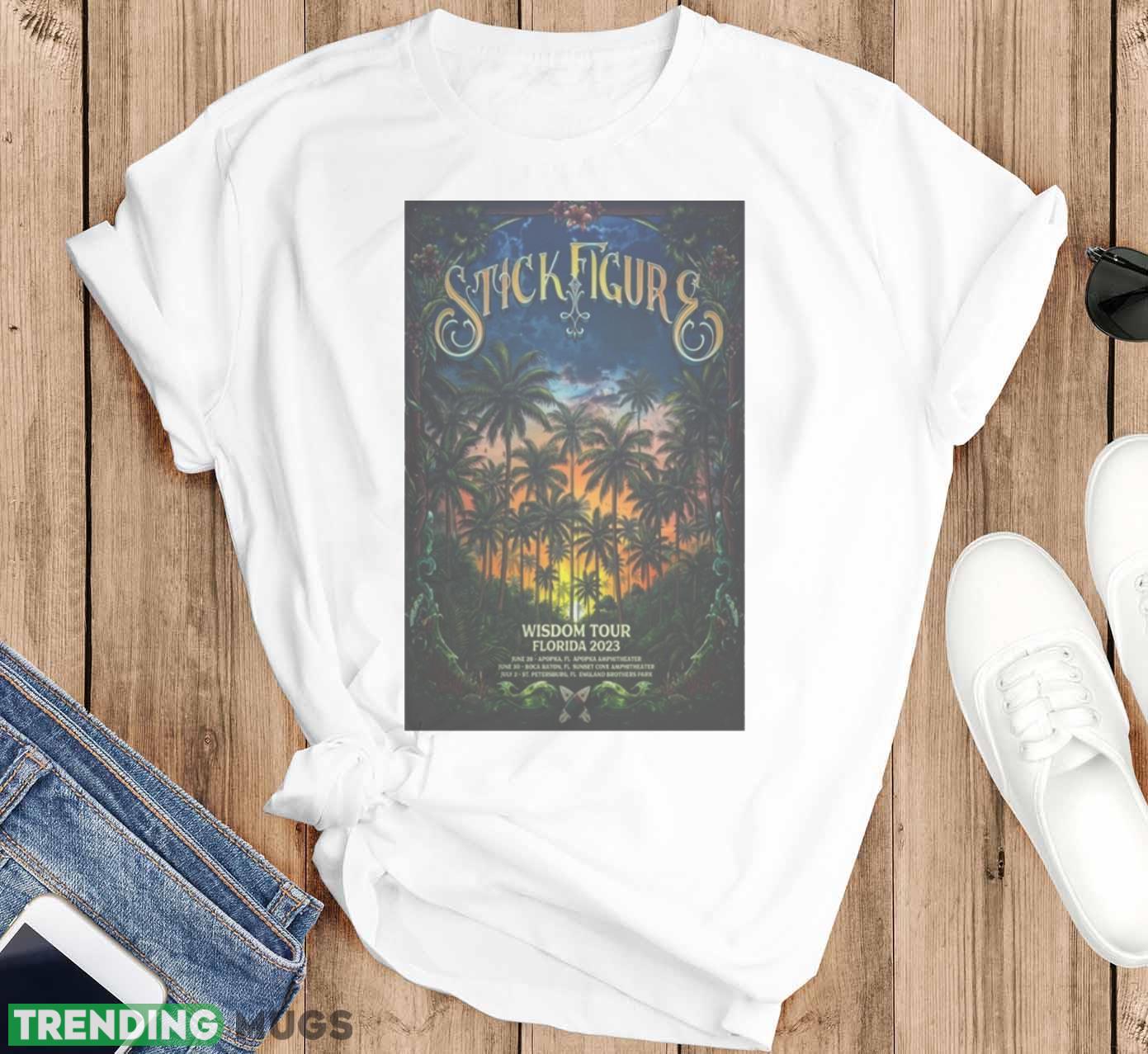 stick Figure Wisdom Tour Florida 2023 Poster Shirt Light Shirt stick Figure Wisdom Tour Florida 2023 Poster Shirt Light Shirt