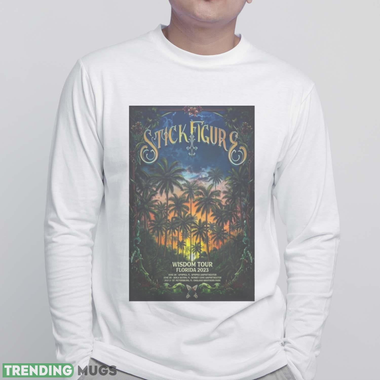 stick Figure Wisdom Tour Florida 2023 Poster Shirt Light Shirt stick Figure Wisdom Tour Florida 2023 Poster Shirt Light Shirt