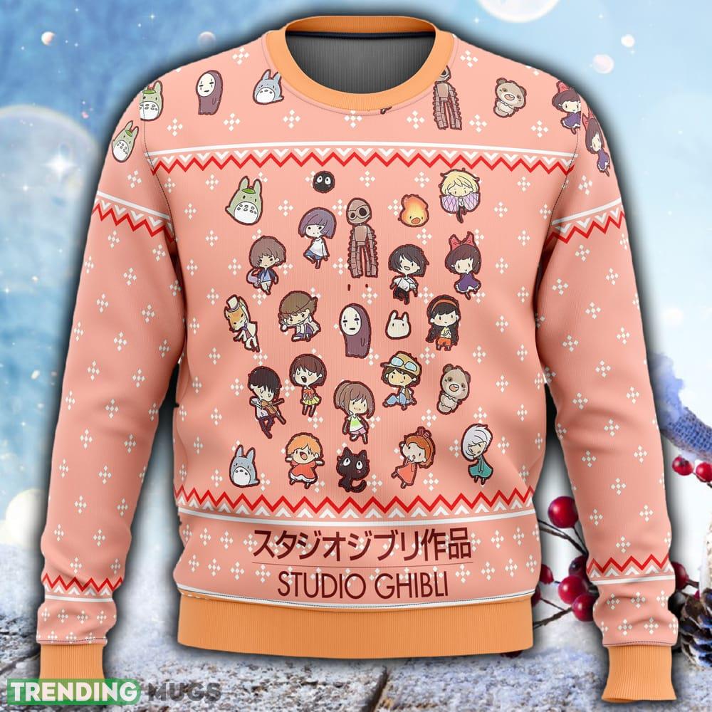 Studio Ghibli Cuties Ugly Christmas 3D Sweater For Men And Women Gift Christmas - Studio Ghibli Cuties Ugly Christmas Sweater Studio Ghibli Cuties Ugly Christmas 3D Sweater For Men And Women Gift Christmas - Studio Ghibli Cuties Ugly Christmas Sweater