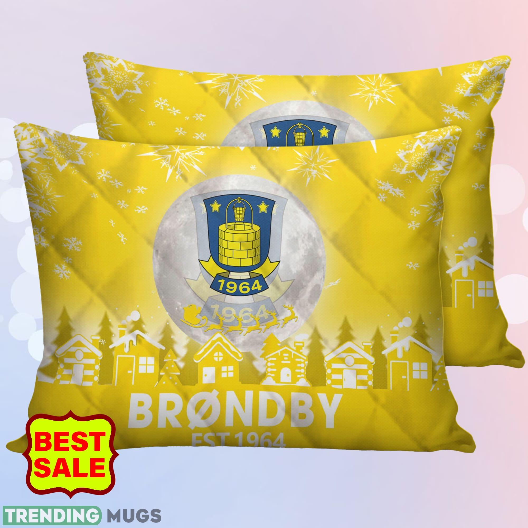 Superliga Danish 1st Division Brøndby IF Big Logo Christmas Quilt Sets Yellow Full Size King Queen Twin Quilt Set Superliga Danish 1st Division Brøndby IF Big Logo Christmas Quilt Sets Yellow Full Size King Queen Twin Quilt Set