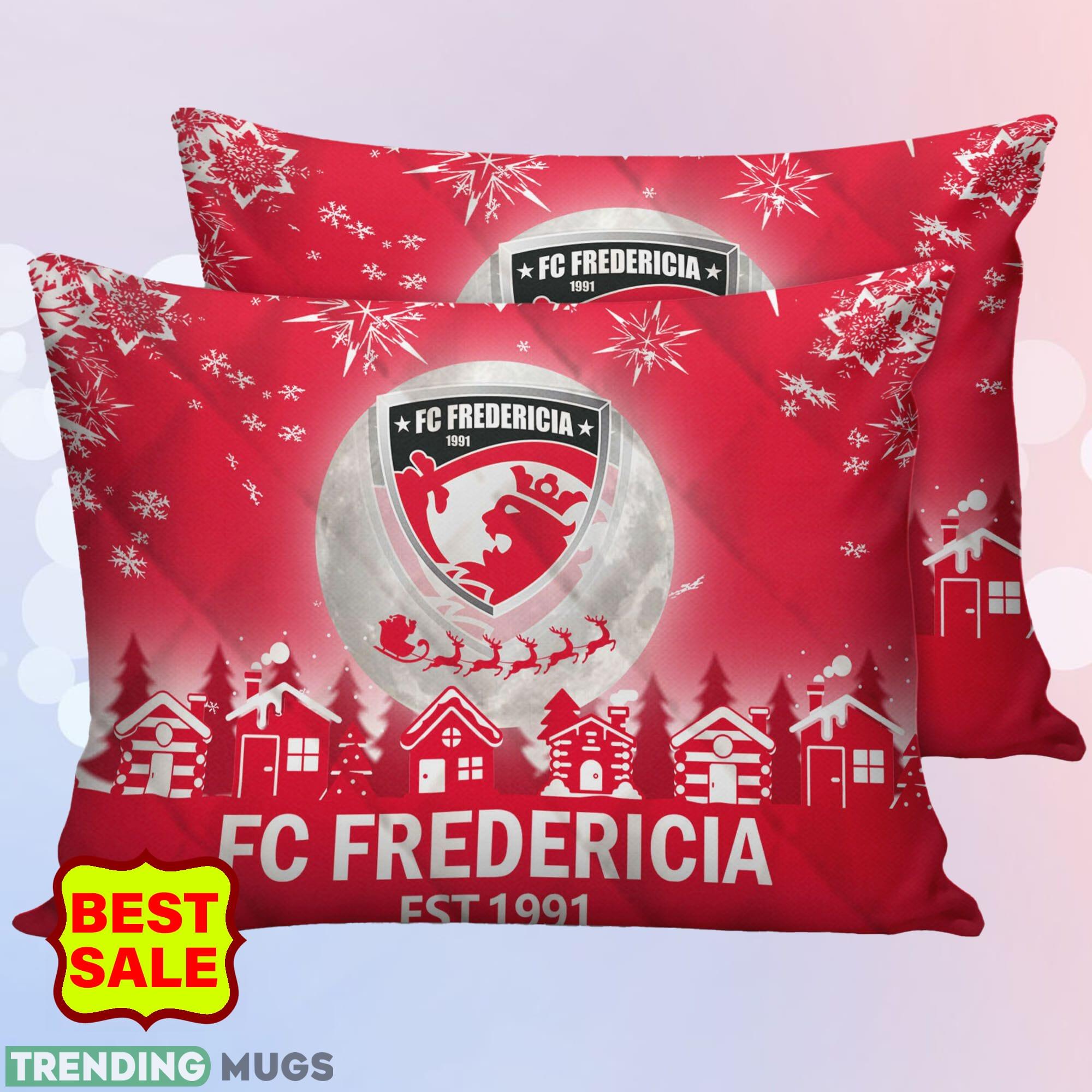 Superliga Danish 1st Division FC Fredericia Big Logo Christmas Red Quilt Sets Full Size King Queen Twin Quilt Set Superliga Danish 1st Division FC Fredericia Big Logo Christmas Red Quilt Sets Full Size King Queen Twin Quilt Set