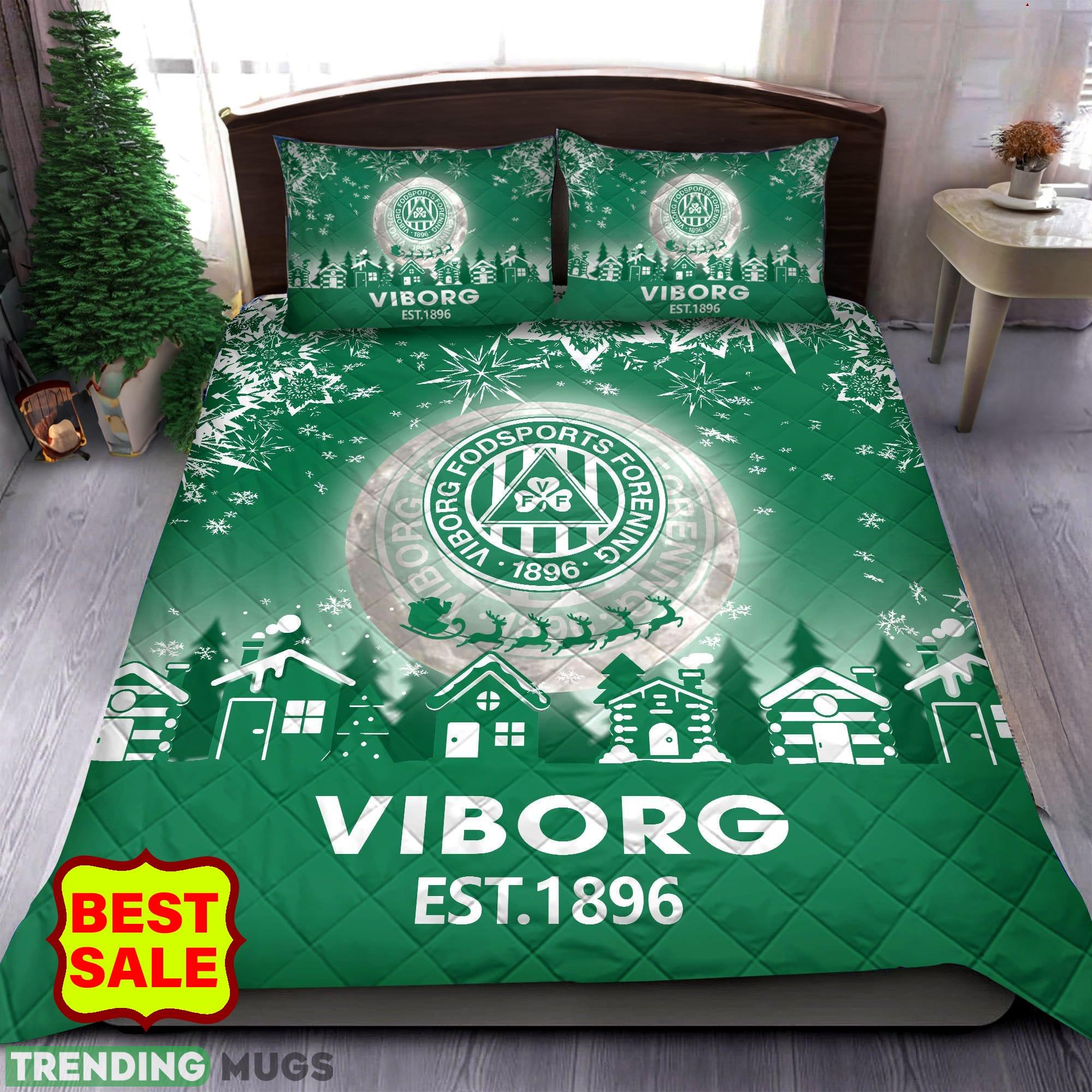 Superliga Danish 1st Division Viborg Fans Comfort Green Quilt Sets Full Size King Queen - Superliga Danish 1st Division Viborg Quilt Set_1 Superliga Danish 1st Division Viborg Fans Comfort Green Quilt Sets Full Size King Queen - Superliga Danish 1st Division Viborg Quilt Set_1