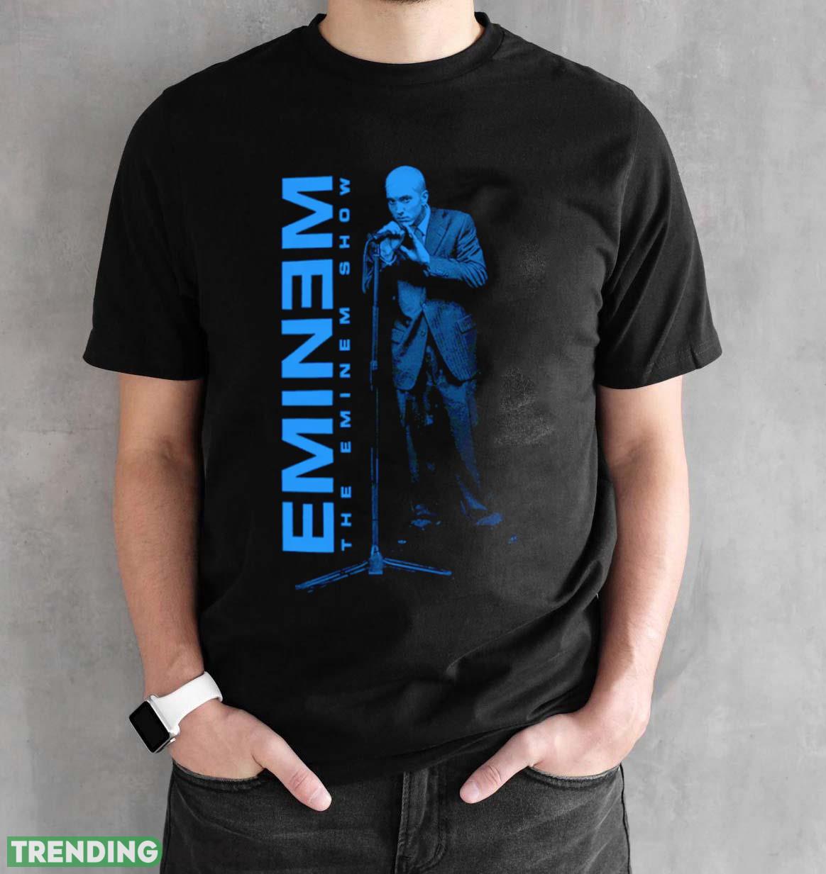 the Eminem Show On The Mic Shirt Dark Shirt the Eminem Show On The Mic Shirt Dark Shirt