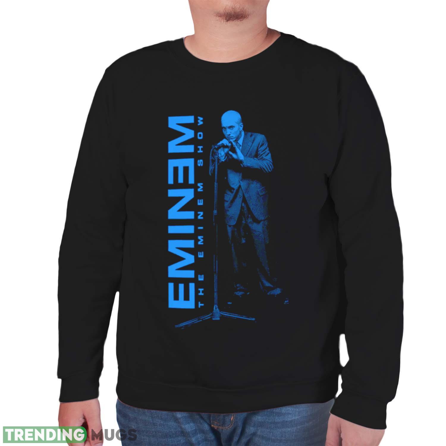 the Eminem Show On The Mic Shirt Dark Shirt the Eminem Show On The Mic Shirt Dark Shirt