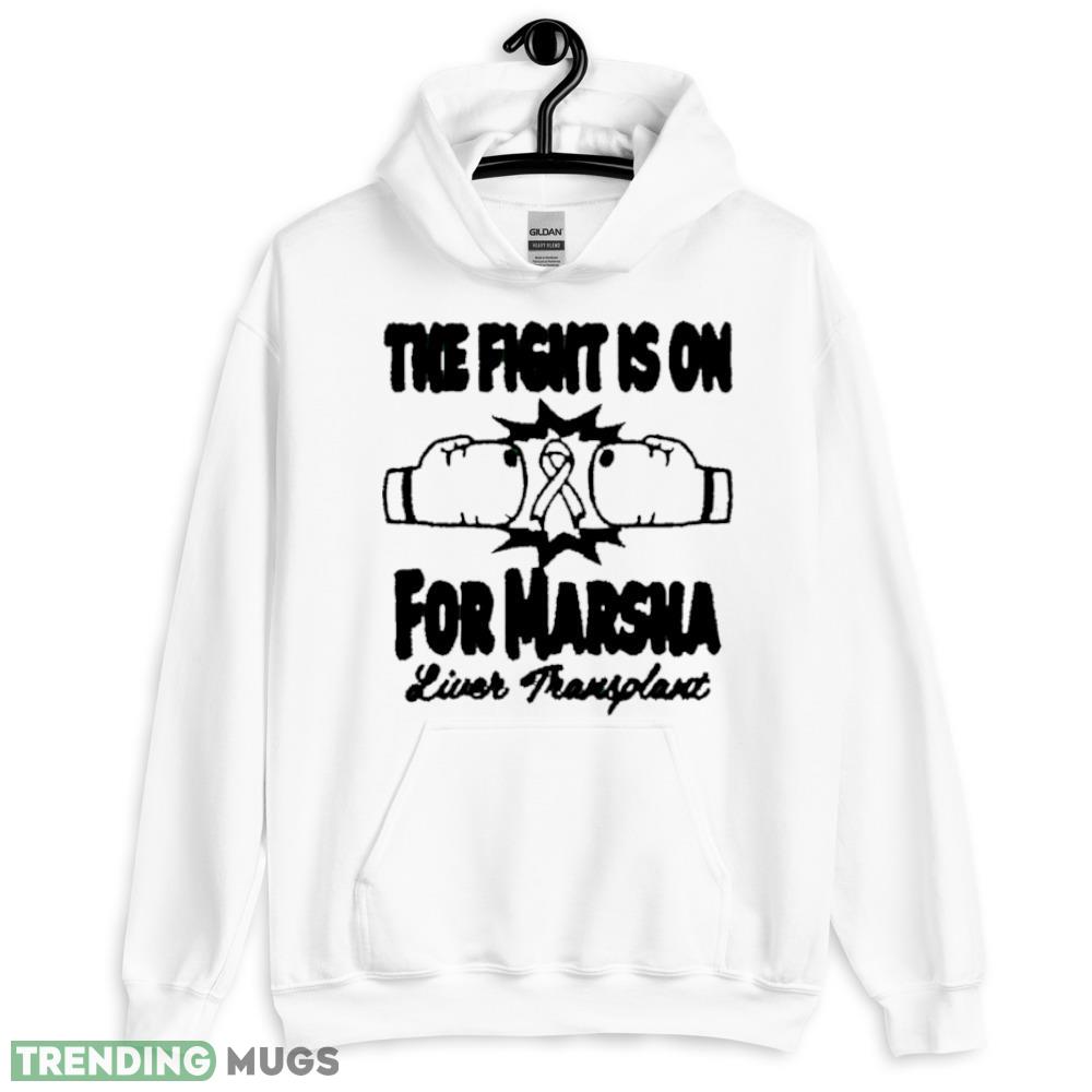 The fight is on for marsha shirt - 18500 Unisex Heavy Blend Hooded Sweatshirt-1 The fight is on for marsha shirt - 18500 Unisex Heavy Blend Hooded Sweatshirt-1
