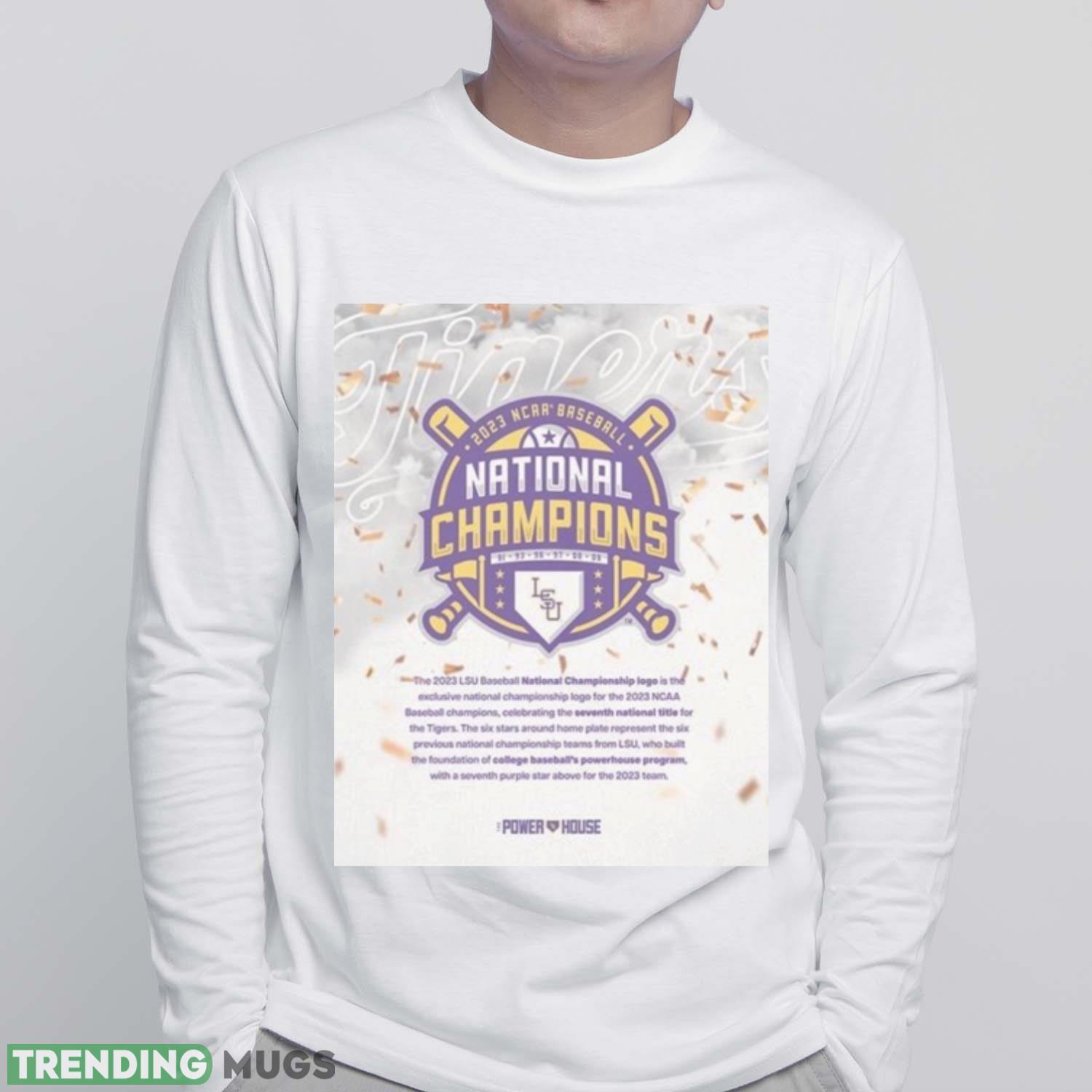 The Powerhouse LSU Tigers The Official Logo Of The 2023 National Champions Home Shirt Light Shirt The Powerhouse LSU Tigers The Official Logo Of The 2023 National Champions Home Shirt Light Shirt