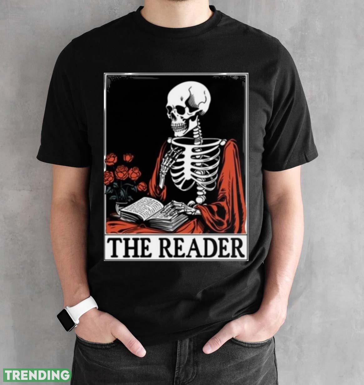 The Reader Vintage Halloween Tarot Card 2023 T Shirt Dark Shirt The Reader Vintage Halloween Tarot Card 2023 T Shirt Dark Shirt