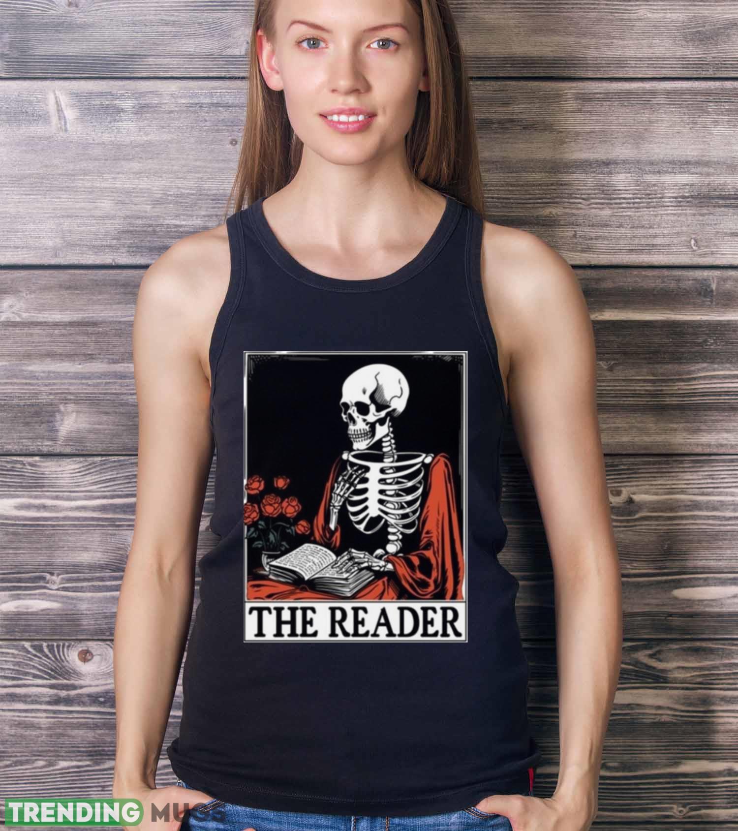 The Reader Vintage Halloween Tarot Card 2023 T Shirt Dark Shirt The Reader Vintage Halloween Tarot Card 2023 T Shirt Dark Shirt