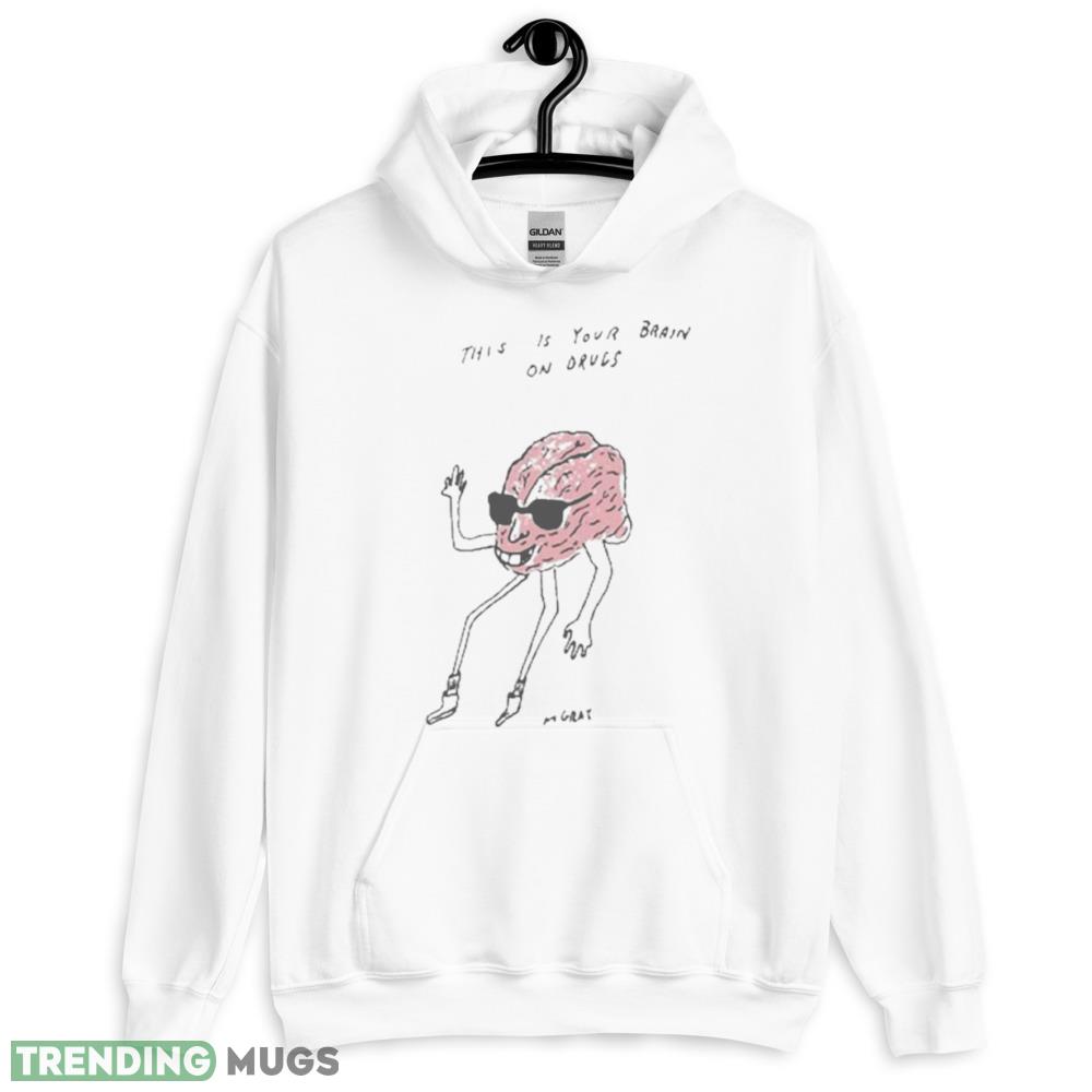 This Is Your Brain On Drugs Mgray Shirt - 18500 Unisex Heavy Blend Hooded Sweatshirt-1 This Is Your Brain On Drugs Mgray Shirt - 18500 Unisex Heavy Blend Hooded Sweatshirt-1